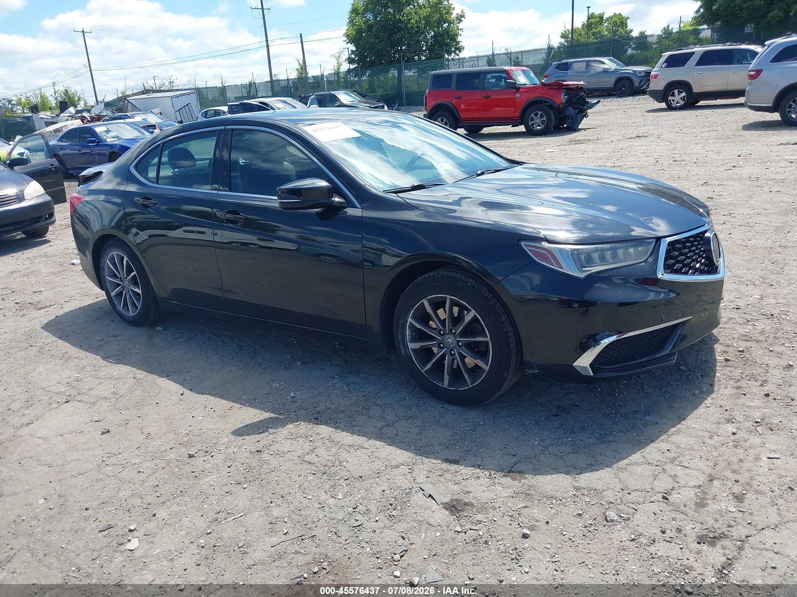2018 Acura TLX, VIN 19UUB1F38JA004071 — Rear end