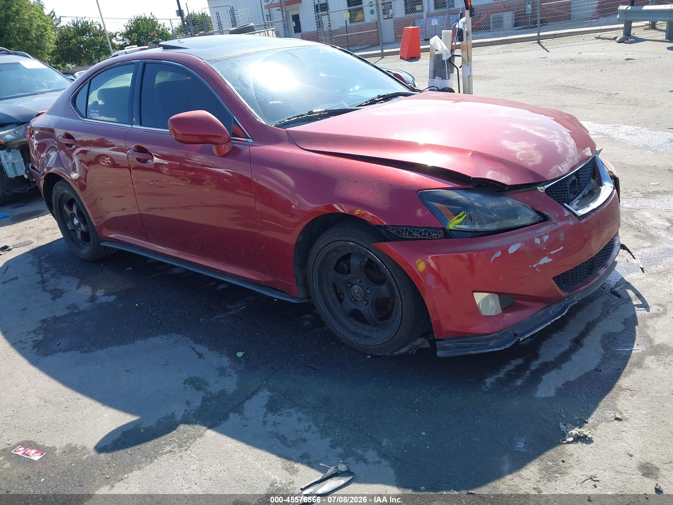 2007 Lexus IS 250, VIN JTHCK262075009983 — All over