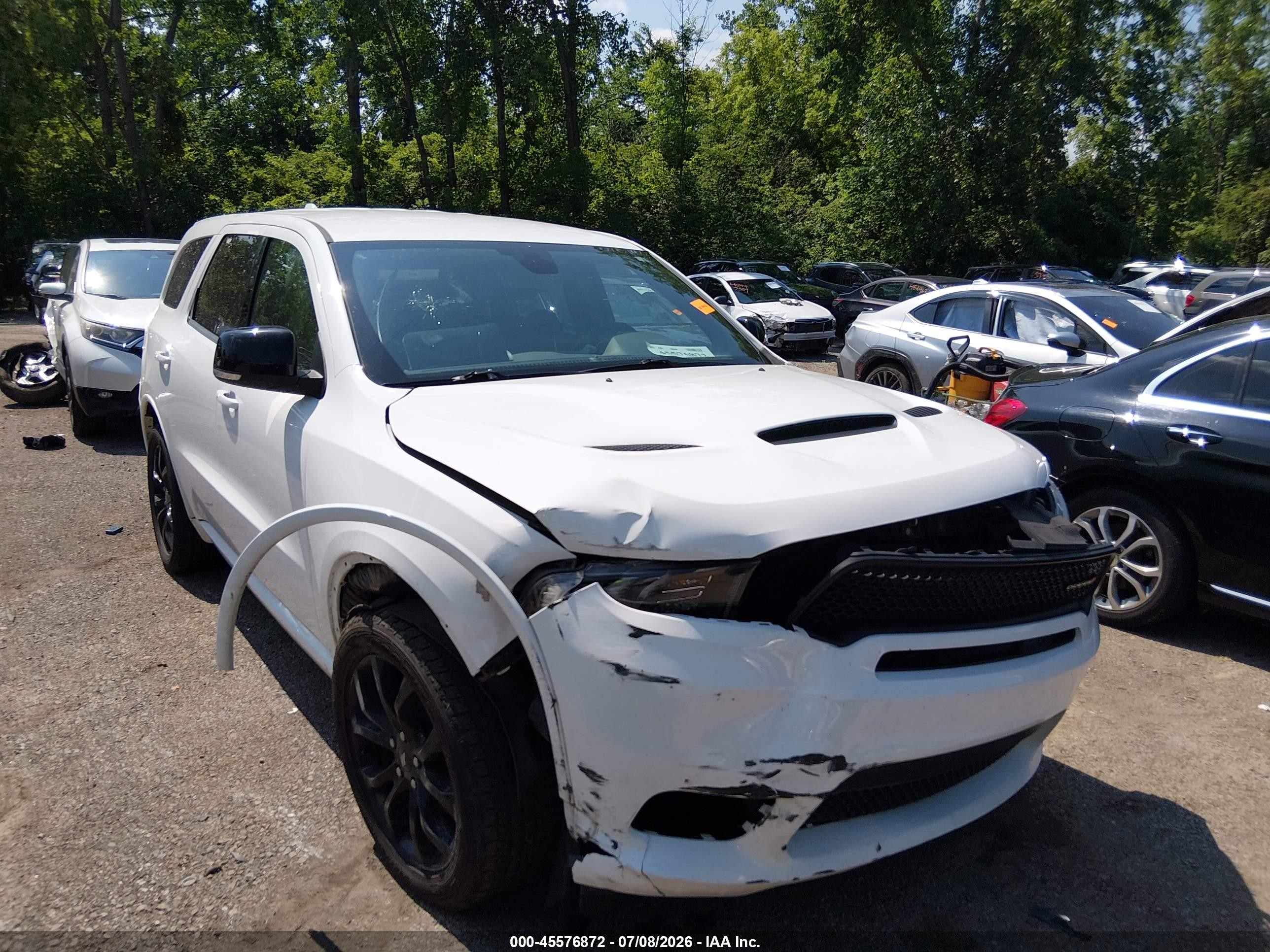 2020 Dodge Durango GT Plus, VIN 1C4RDHDG7LC268760 — Front end