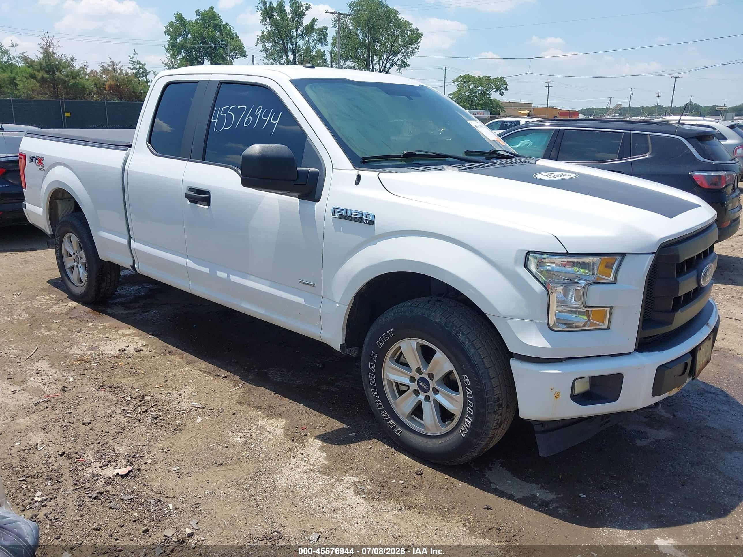 2017 Ford F-150 XL, VIN 1FTEX1EP0HFC00415 — Interior fire