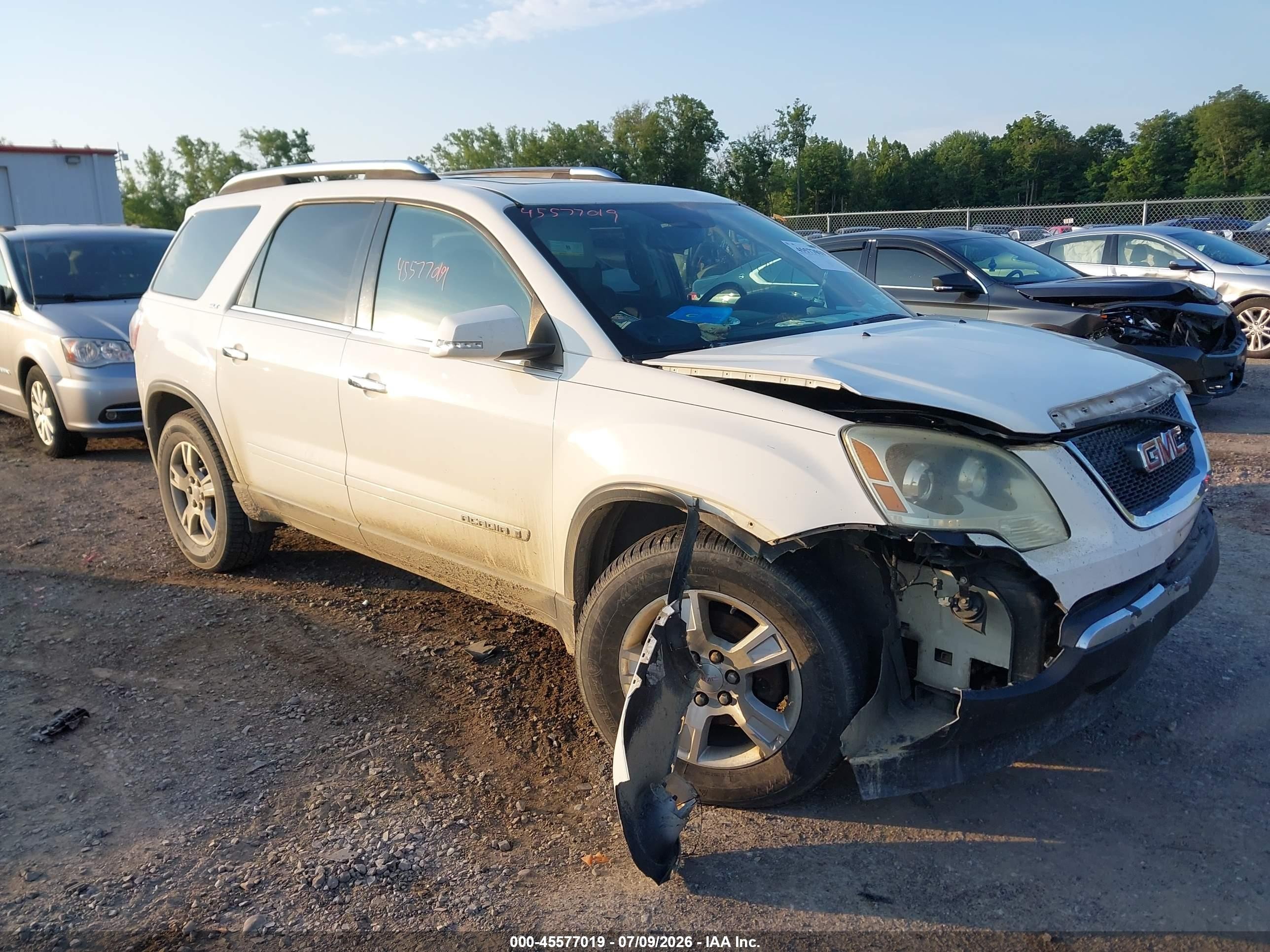 2008 GMC Acadia SLT1, VIN 1GKEV23748J162672 — Биологическое загрязнение