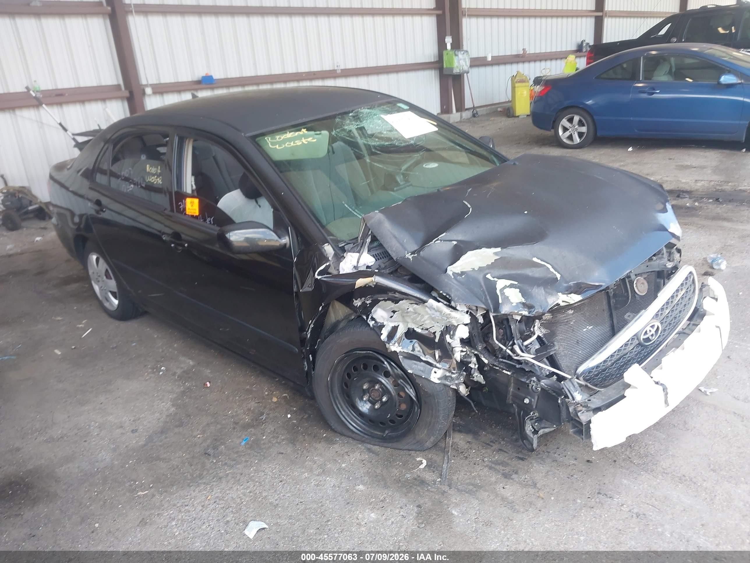 2008 Toyota Corolla CE, VIN 1NXBR32E98Z032986 — Biohazard / chemical