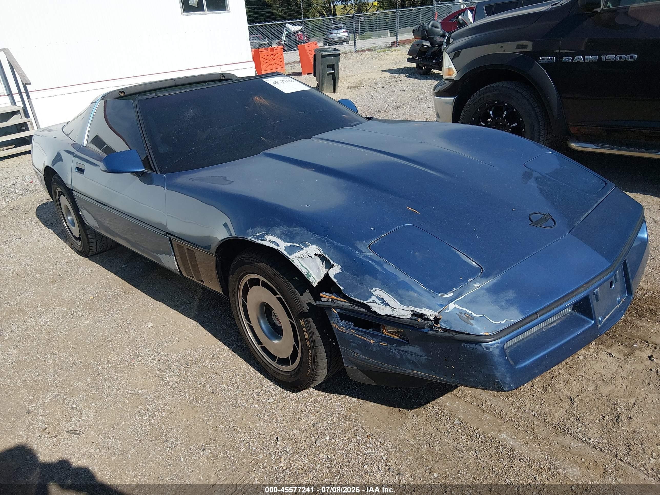 1984 Chevrolet Corvette, VIN 1G1AY0781E5150999 — Normal wear