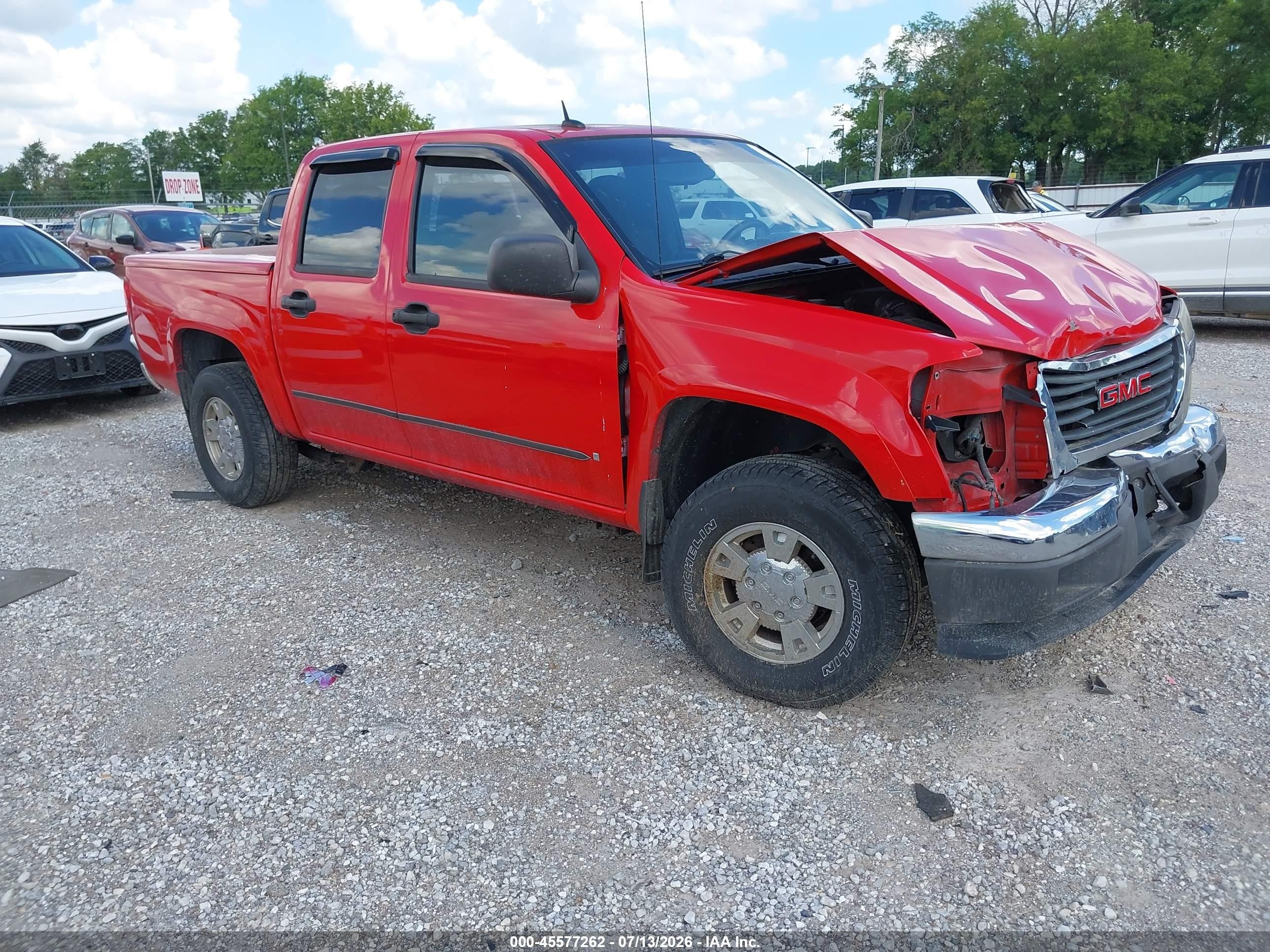 2008 GMC Canyon SLE2, VIN 1GTDT13E988175494 — Front end