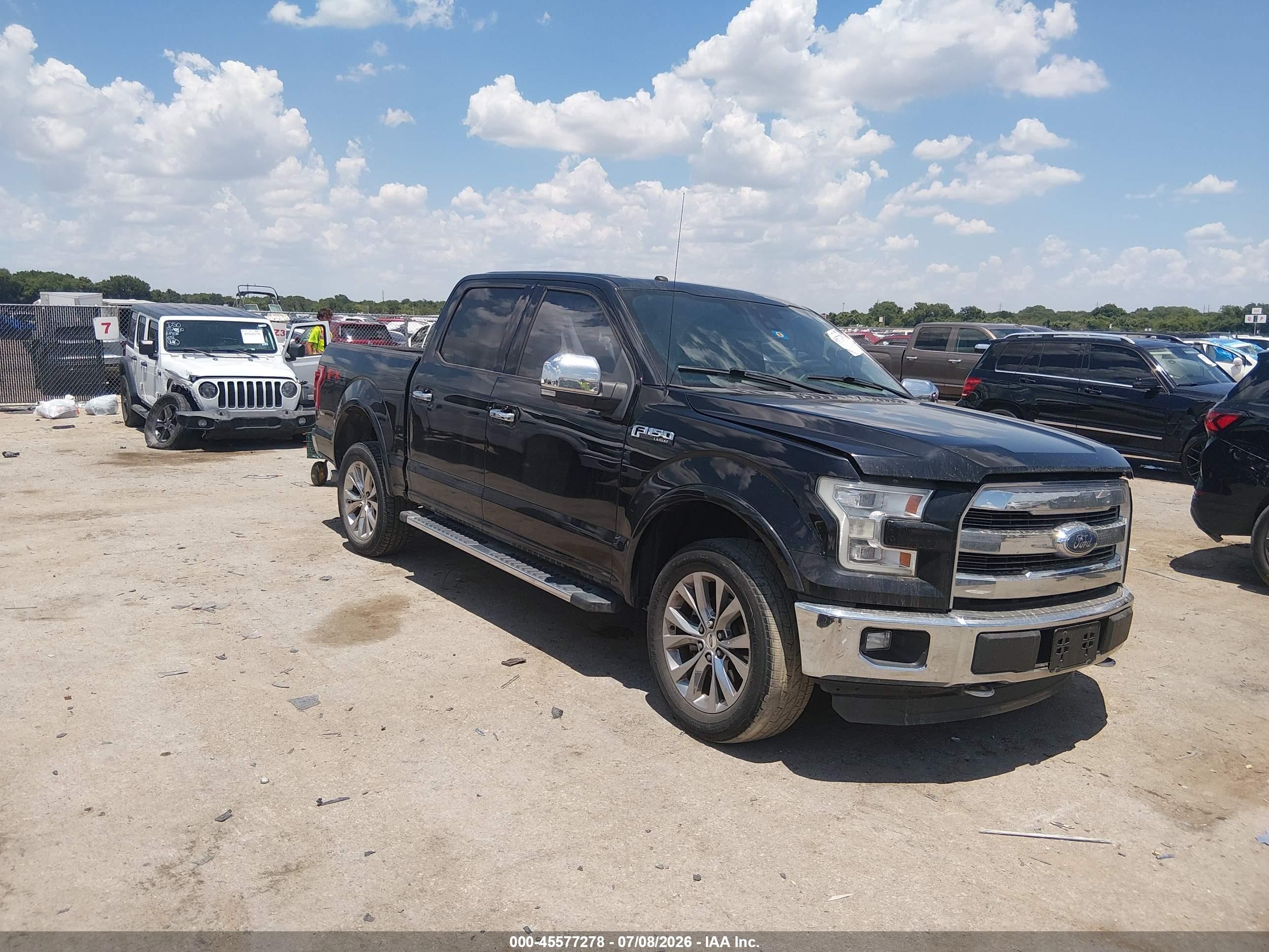2016 Ford F-150 XLT, VIN 1FTEW1EG0GKD21485 — Rear end
