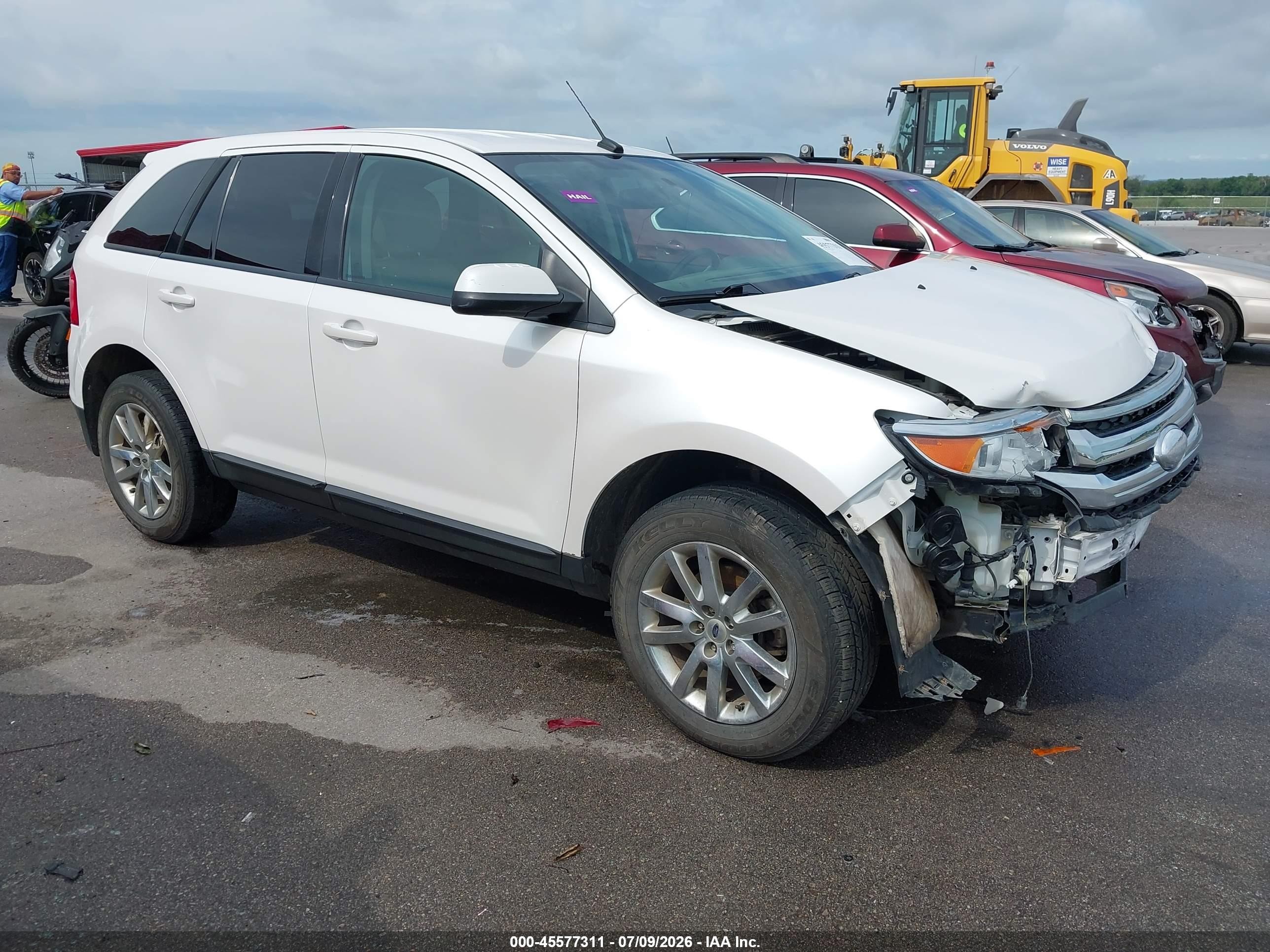 2014 Ford Edge SEL, VIN 2FMDK4JC9EBA06084 — Front end