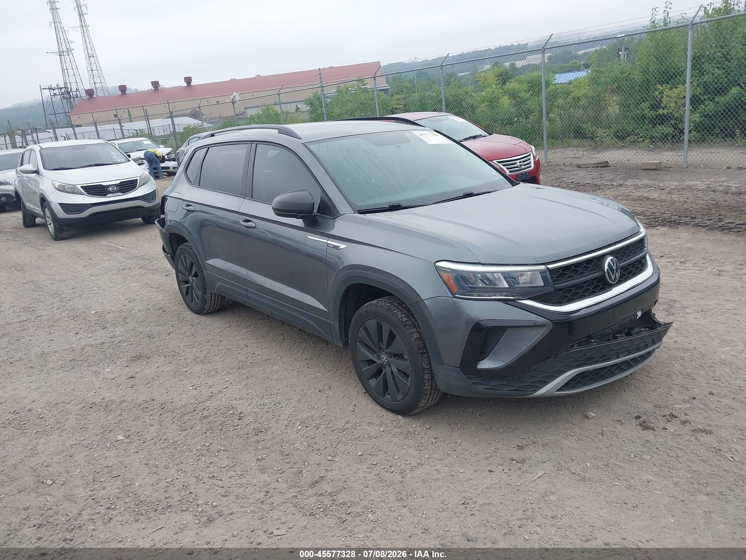 2022 Volkswagen Taos S, VIN 3VVCX7B23NM000502 — По всему кузову