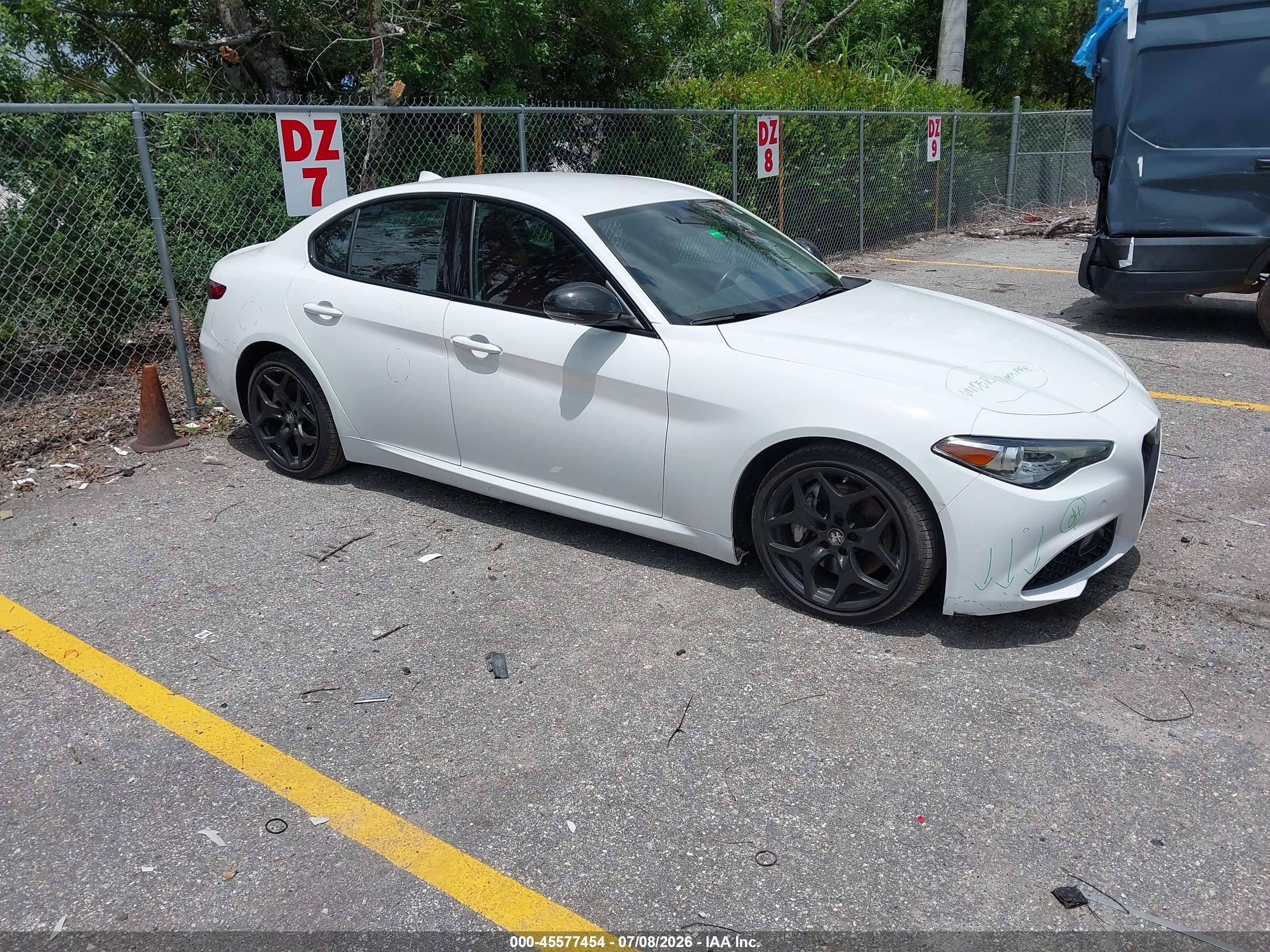 2021 Alfa Romeo Giulia, VIN ZARFAMAN9M7644317 — Not stated
