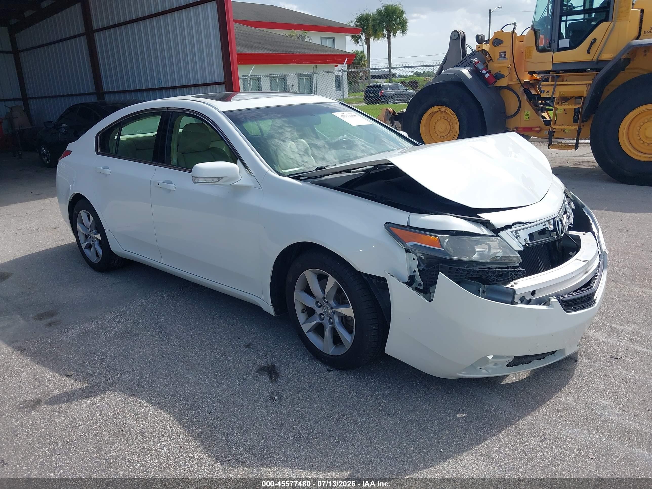2012 Acura TL Technology, VIN 19UUA8F54CA016542 — Front end