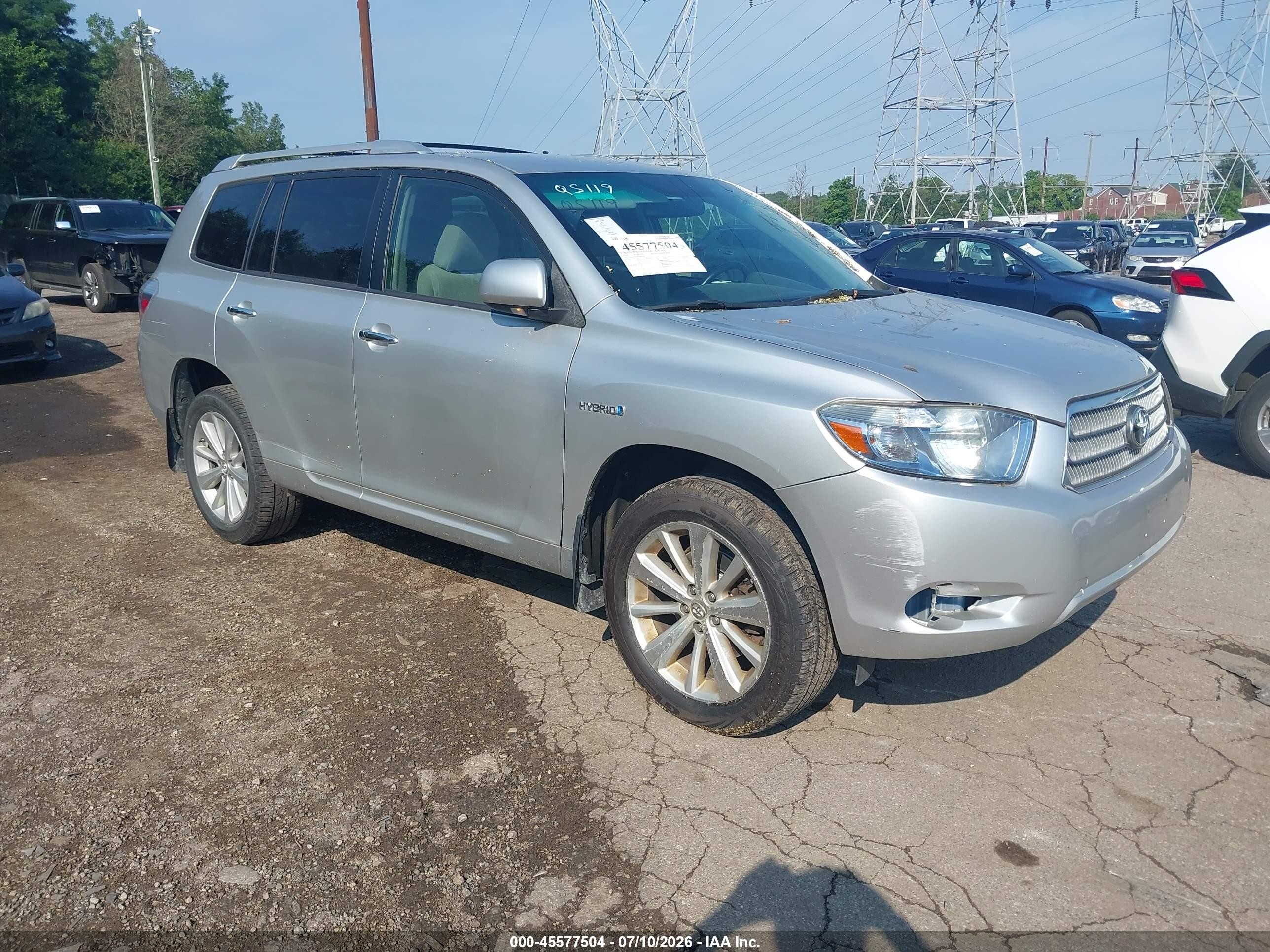2010 Toyota Highlander, VIN JTEBW3EH1A2047269 — Normal wear