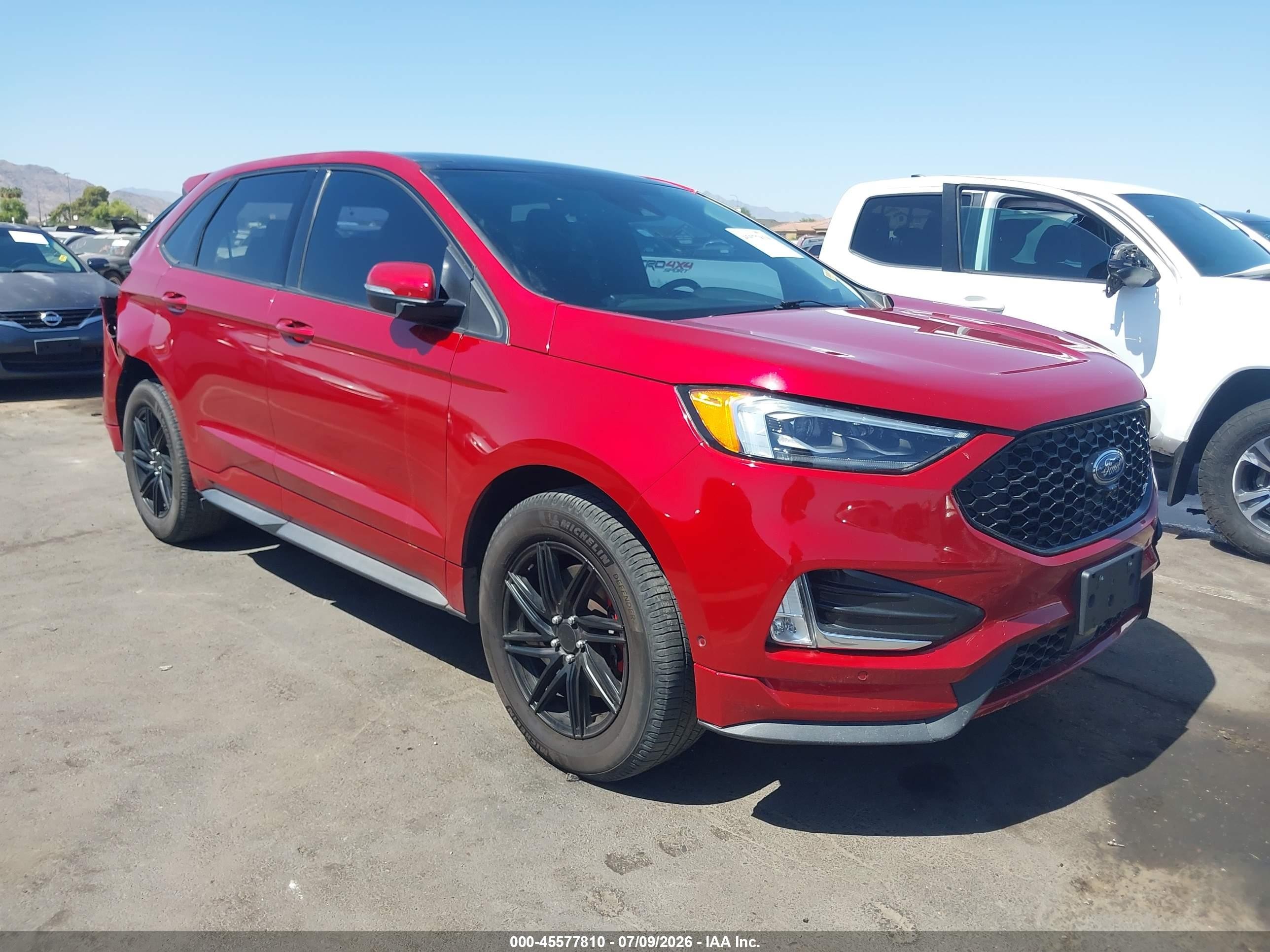 2022 Ford Edge ST, VIN 2FMPK4AP1NBA61693 — Rear end
