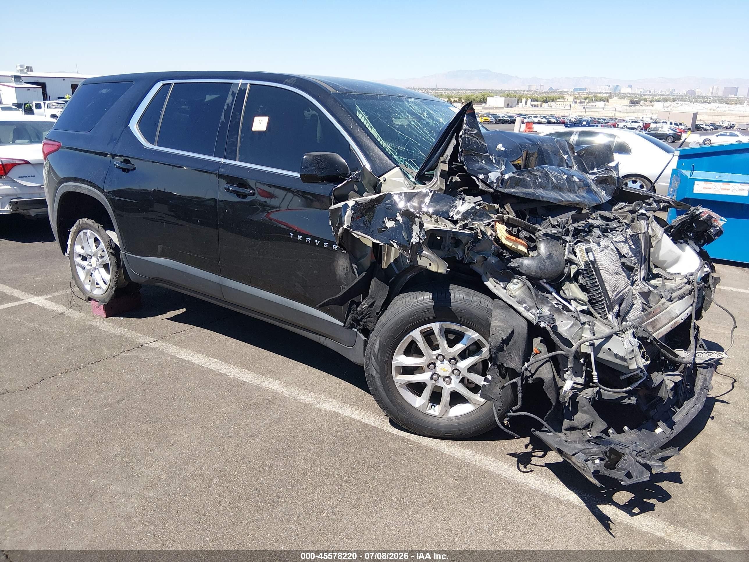 2019 Chevrolet Traverse LS, VIN 1GNERFKW2KJ150681 — Biohazard / chemical