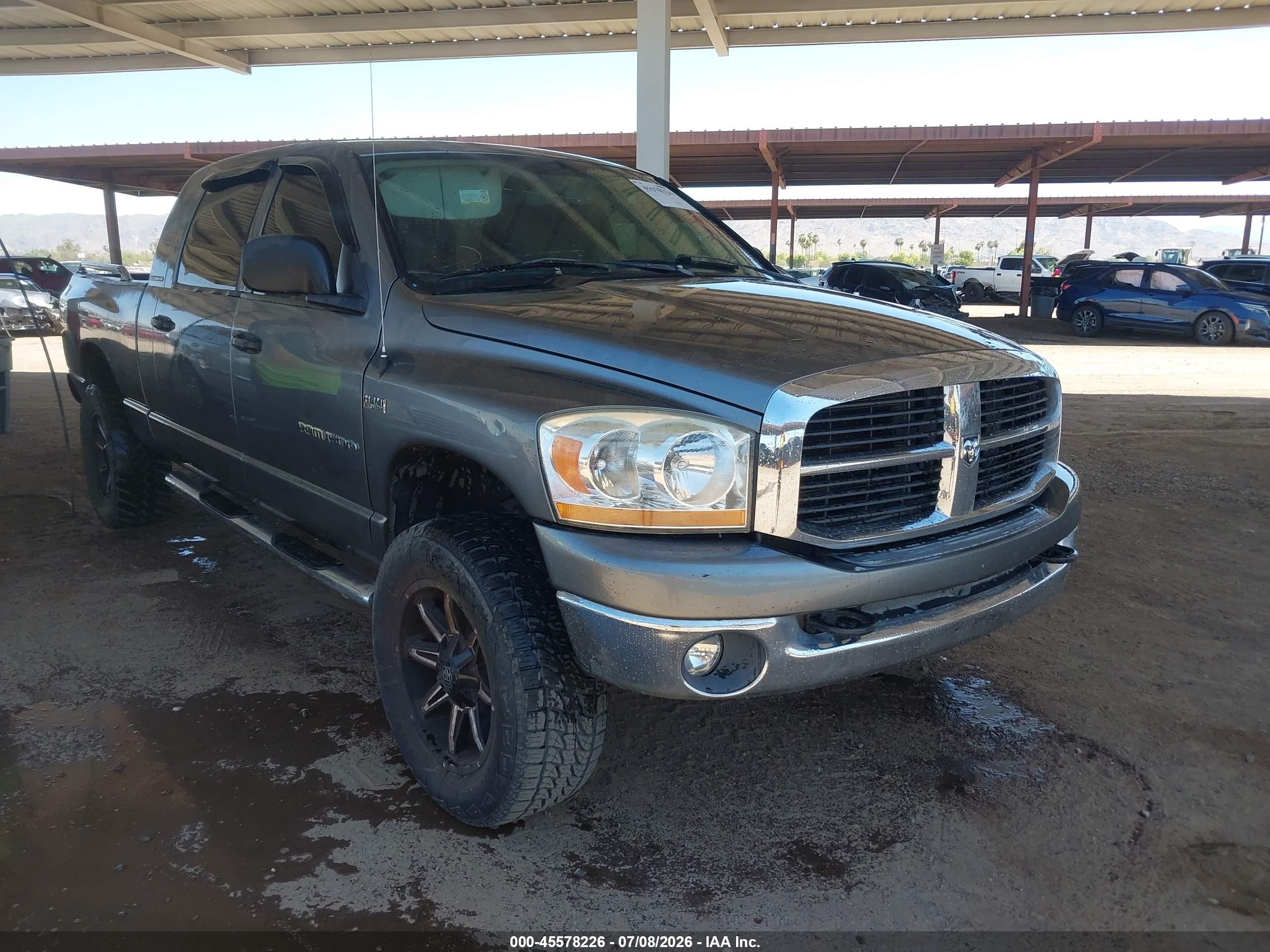 2006 Dodge 1500 SLT, VIN 3D7KS19DX6G176031 — Обычный износ