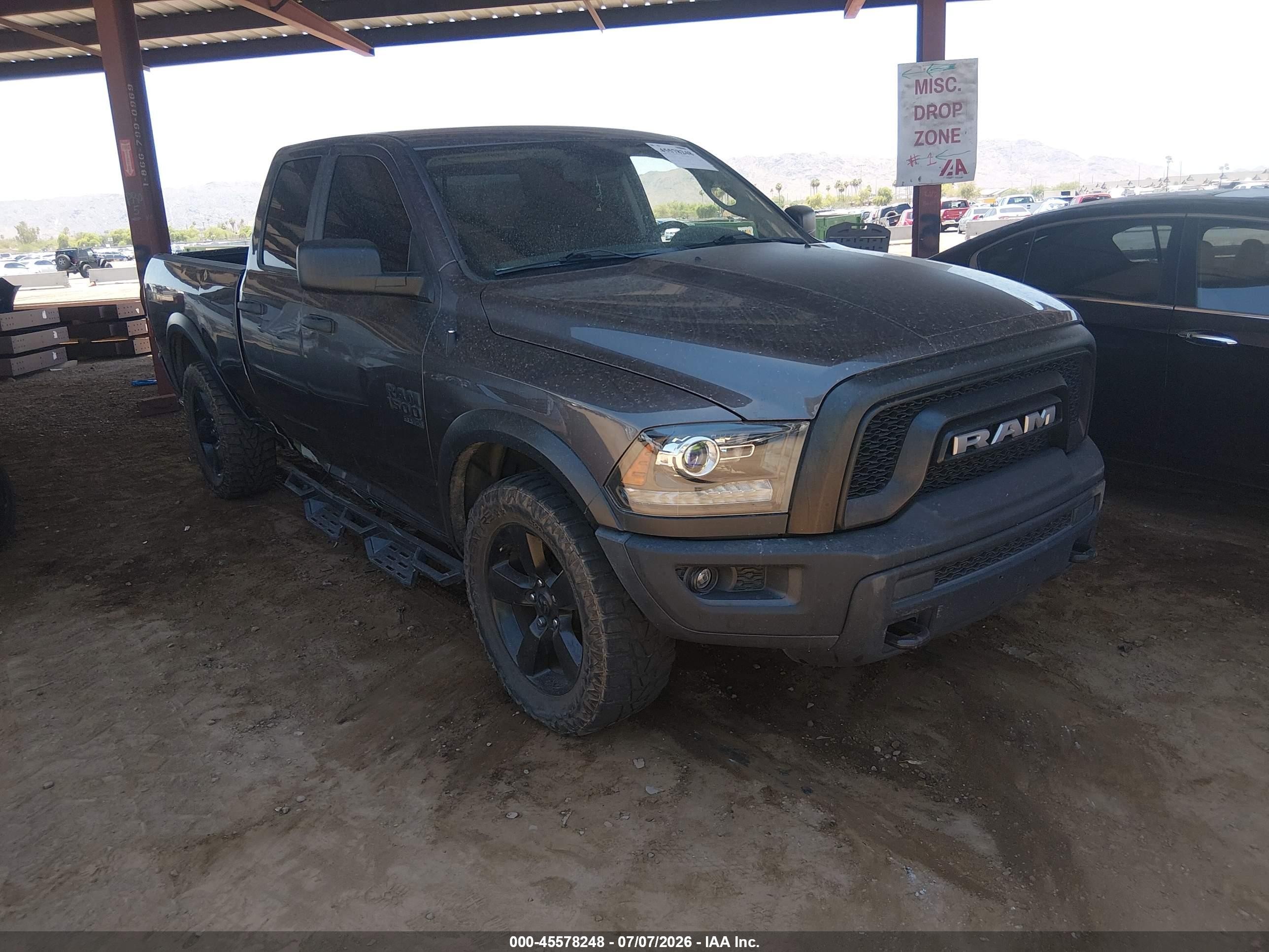 2020 Ram 1500 Warlock, VIN 1C6RR6GG7LS105301 — Normal wear