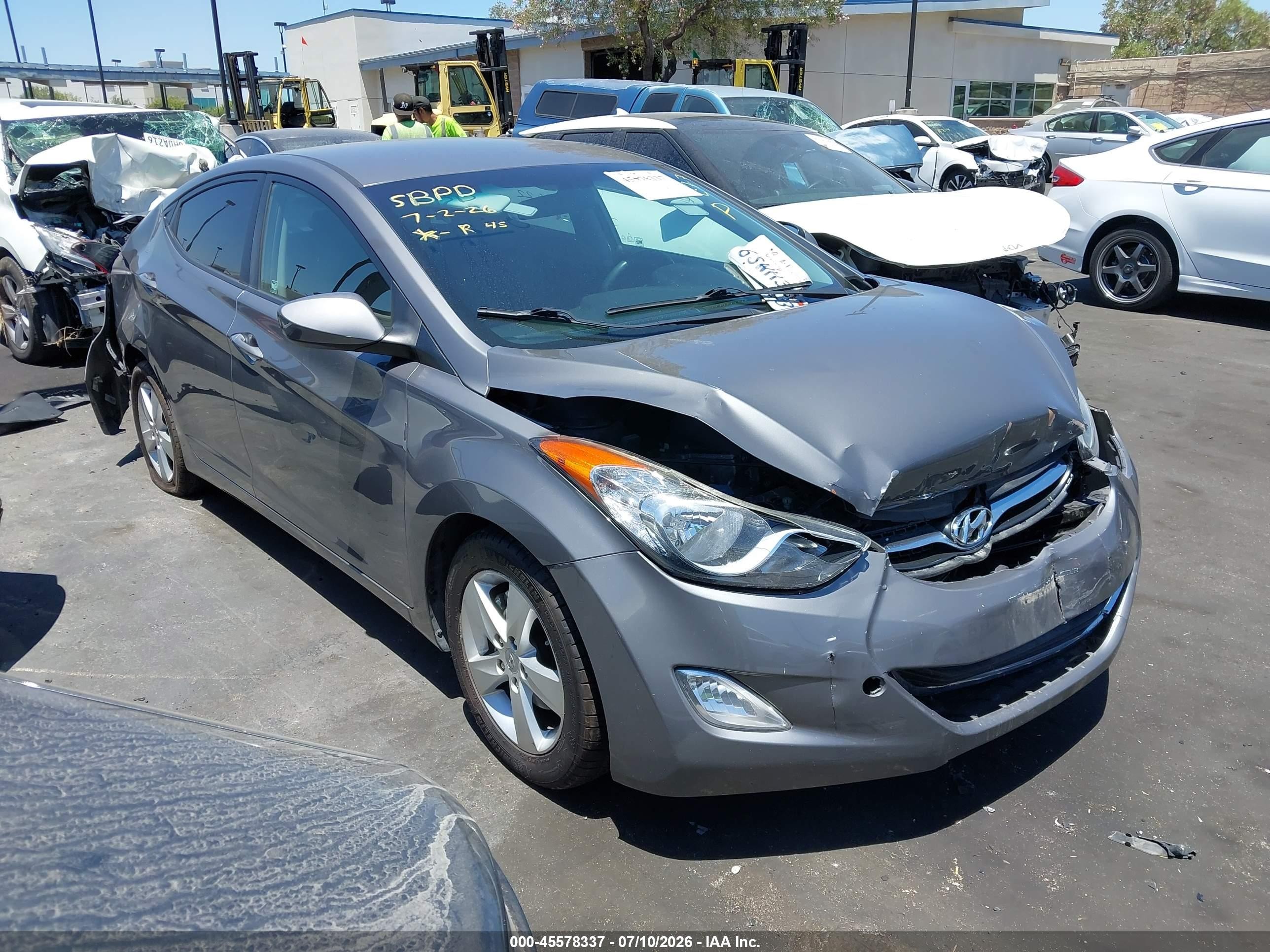 2012 Hyundai Elantra GLS, VIN 5NPDH4AE2CH082221 — All over