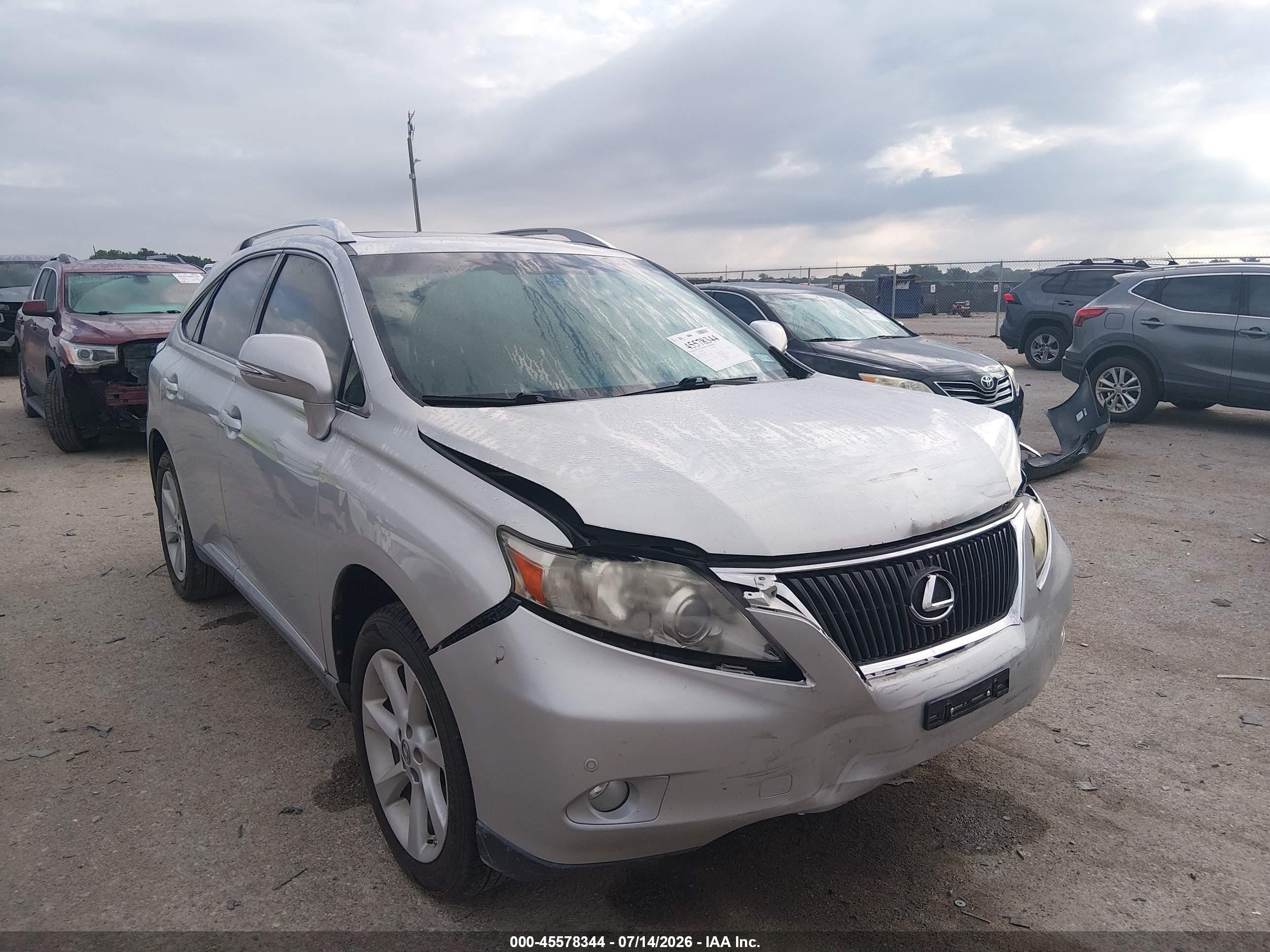 2012 Lexus RX 350, VIN JTJZK1BA6C2006145 — Front end