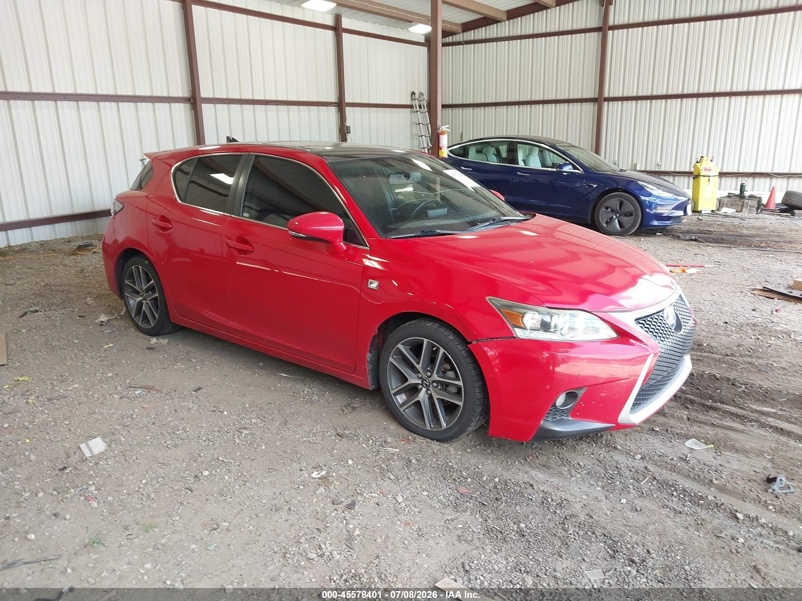 2014 Lexus CT 200h, VIN JTHKD5BH5E2193222 — Front end
