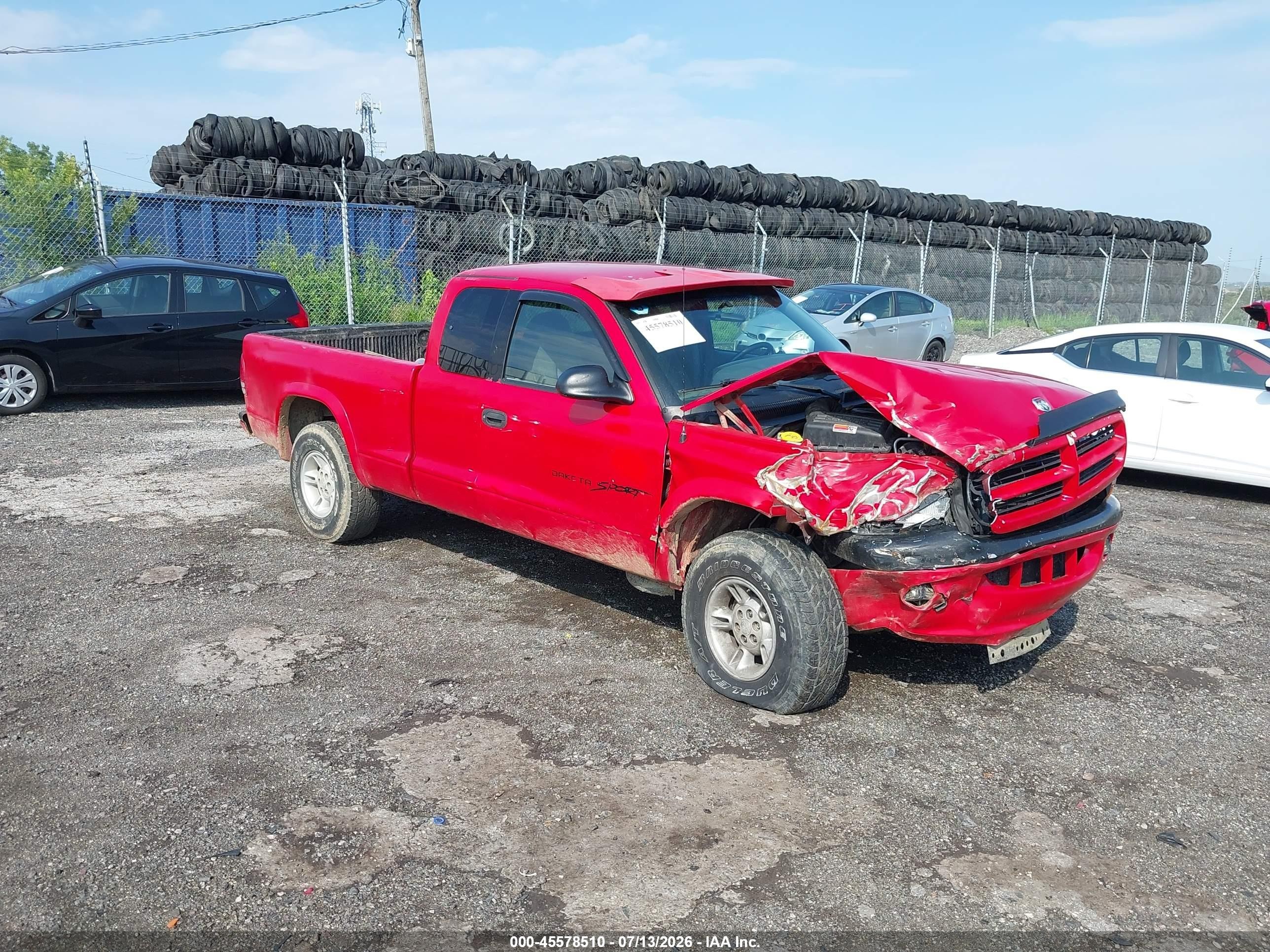1998 Dodge Dakota SLT, VIN 1B7GG22Y0WS657953 — All over