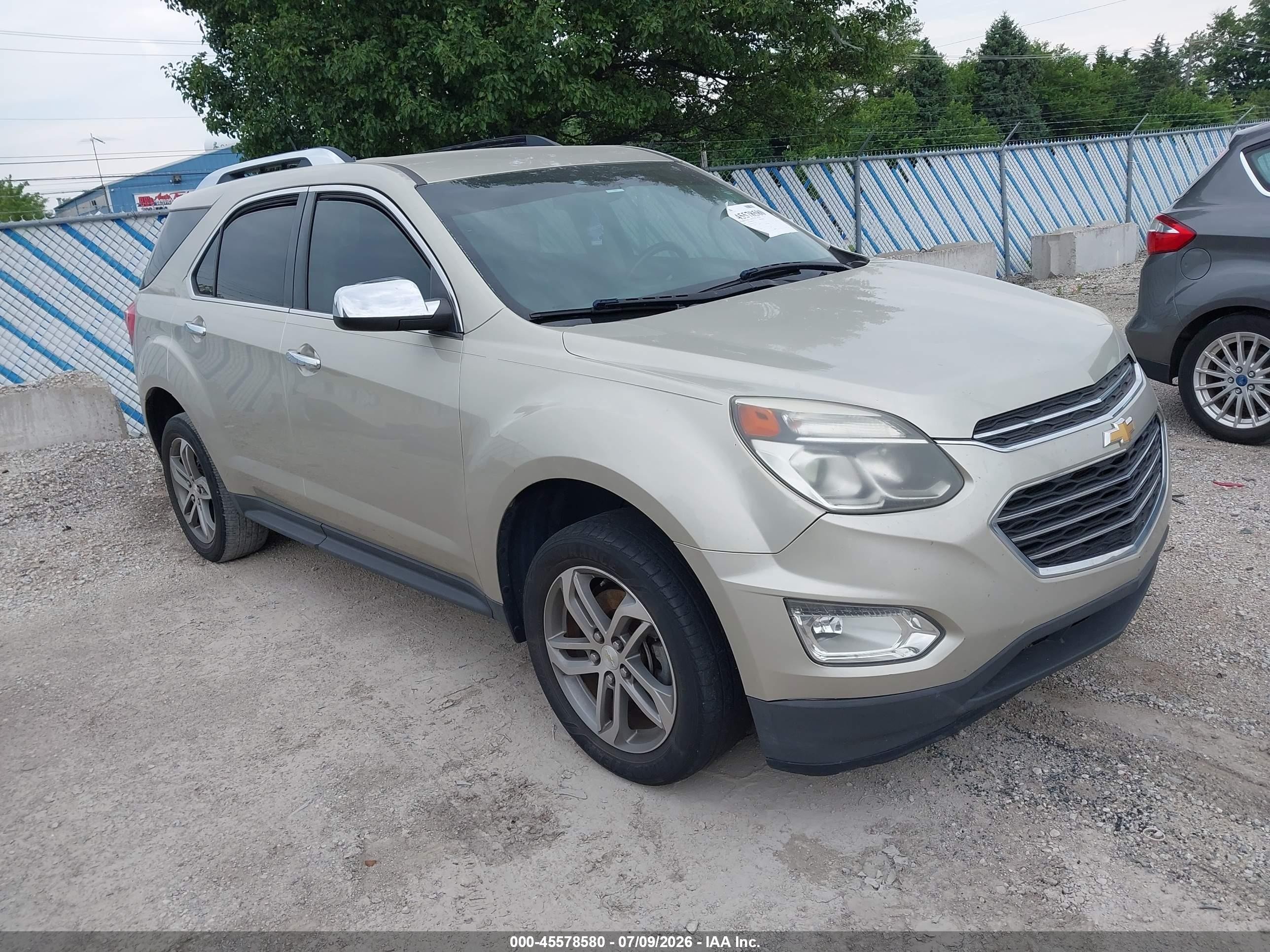 2016 Chevrolet Equinox LTZ, VIN 2GNALDEK4G1115347 — Normal wear