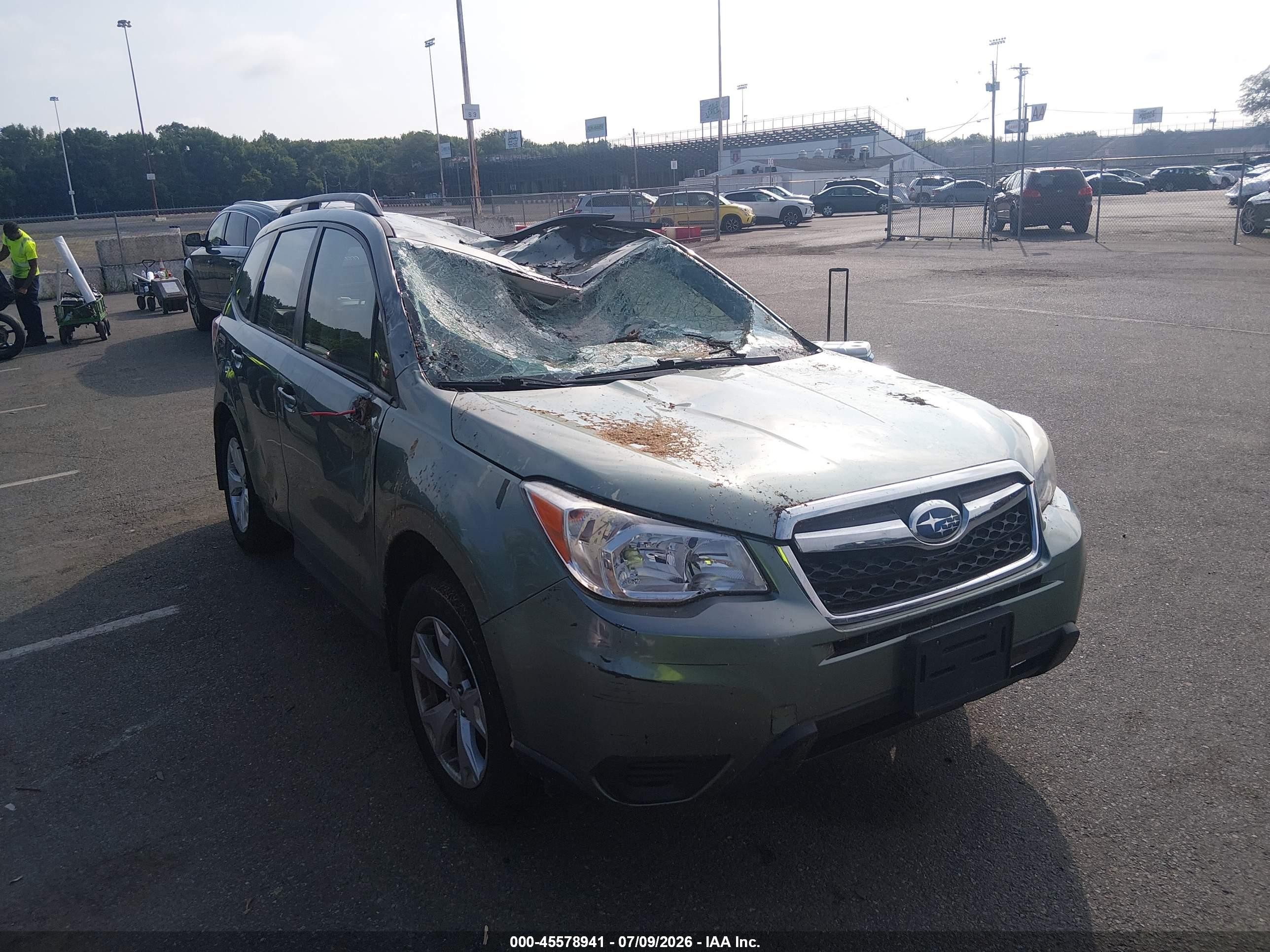 2015 Subaru Forester 2.5i, VIN JF2SJABC7FH484098 — Storm