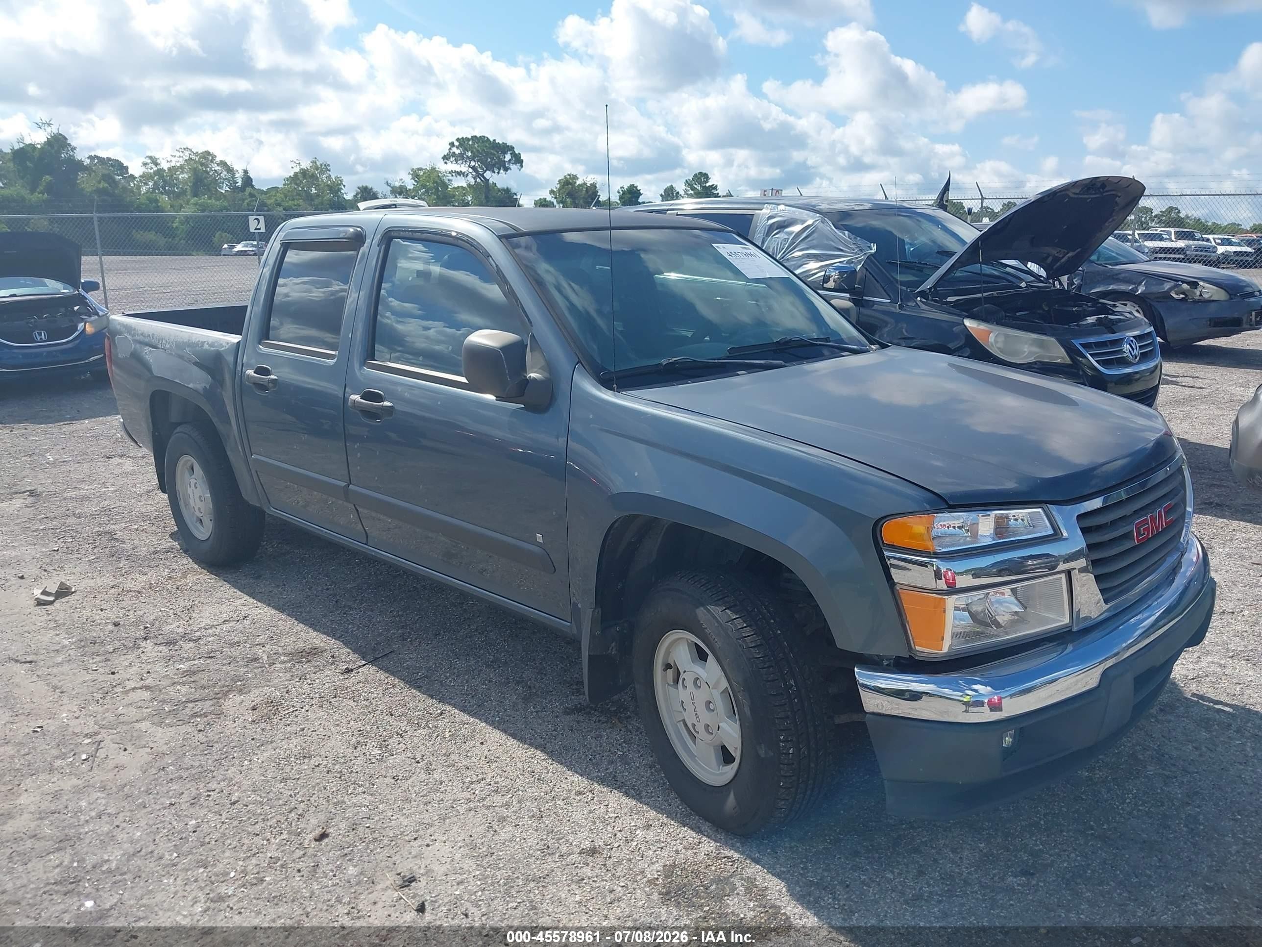 2006 GMC Canyon SLE2, VIN 1GTCS136568188666 — Rear end
