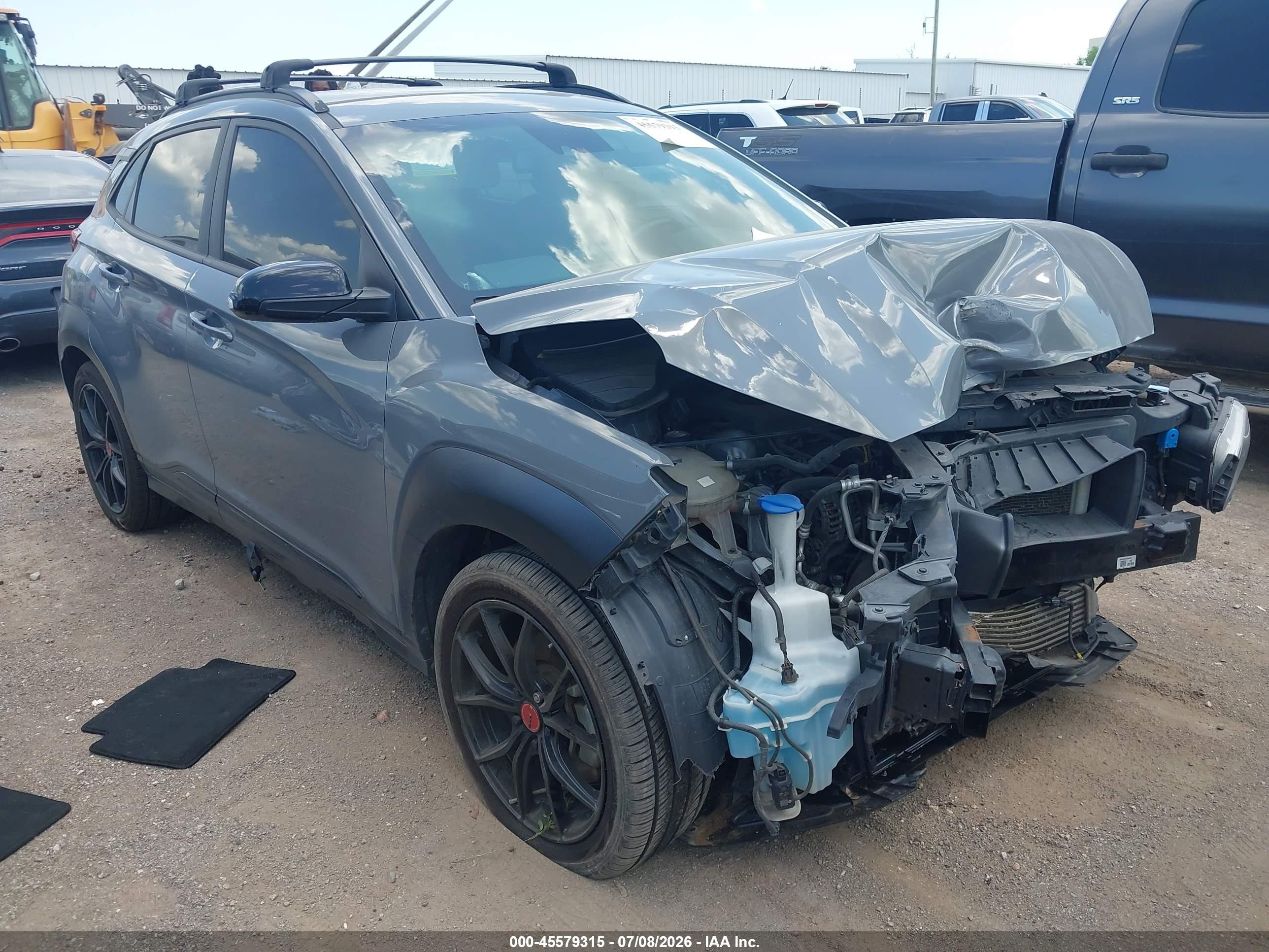 2021 Hyundai Kona Night Edition, VIN KM8K6CA57MU699091 — Front end