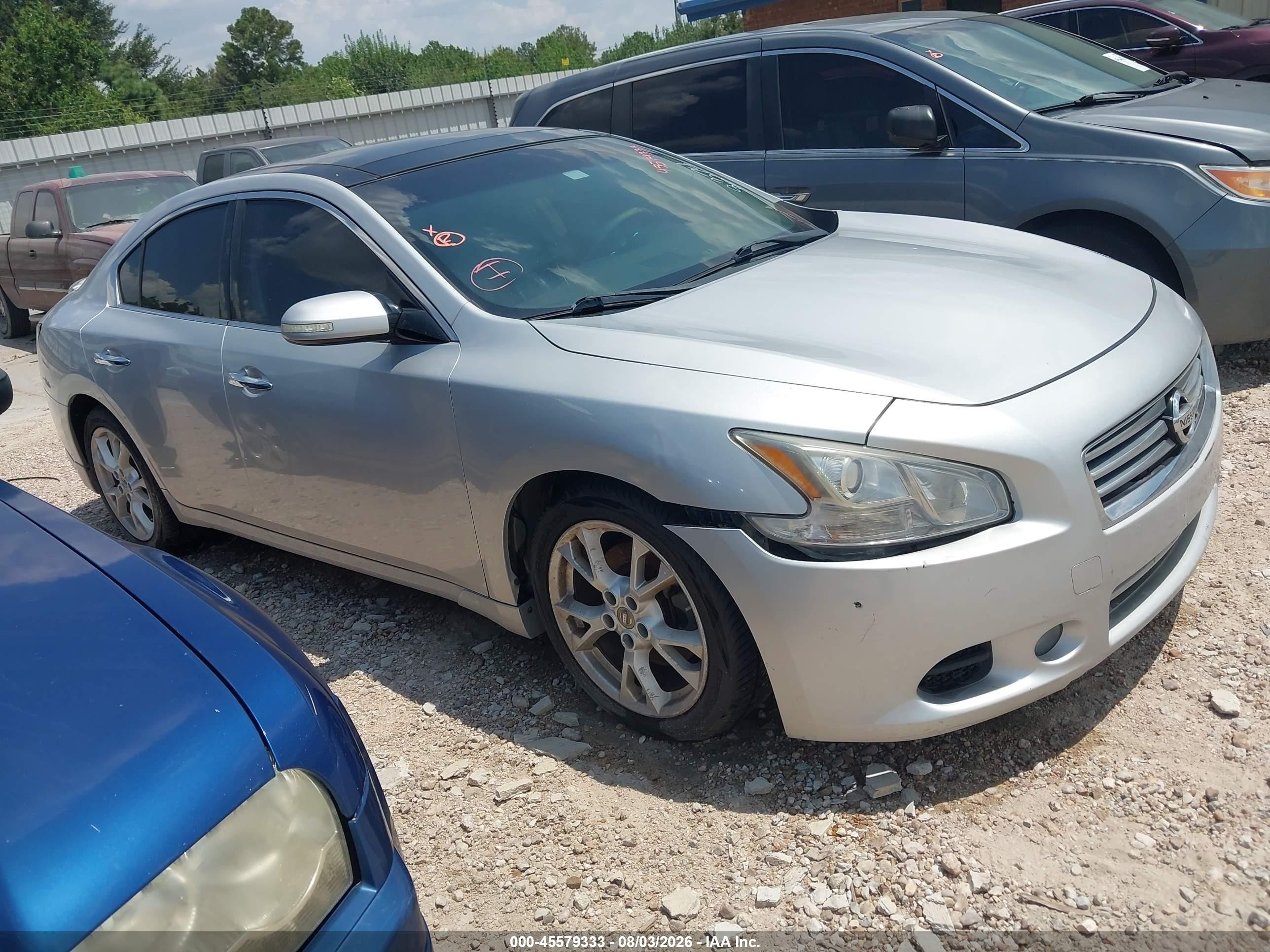 2013 Nissan Maxima SV, VIN 1N4AA5APXDC848374 — Обычный износ