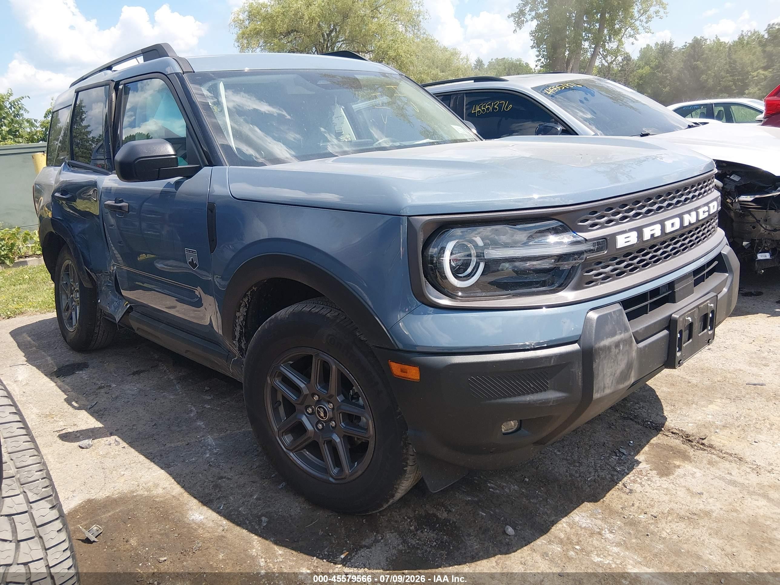 2025 Ford Bronco Sport Big Bend, VIN 3FMCR9BN4SRF31796 — Side