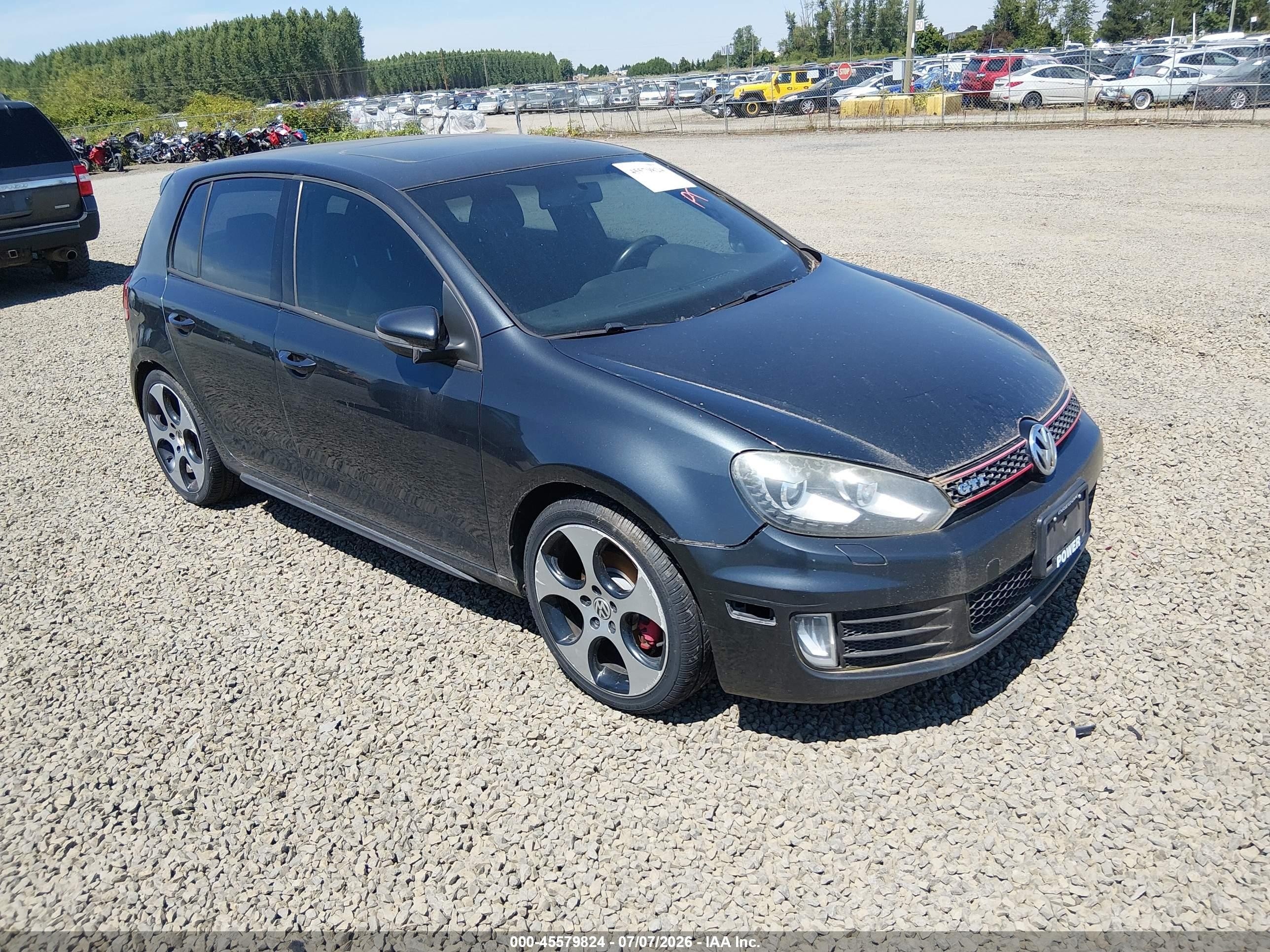 2012 Volkswagen Golf GTI PZEV, VIN WVWHD7AJ4CW215339 — Normal wear