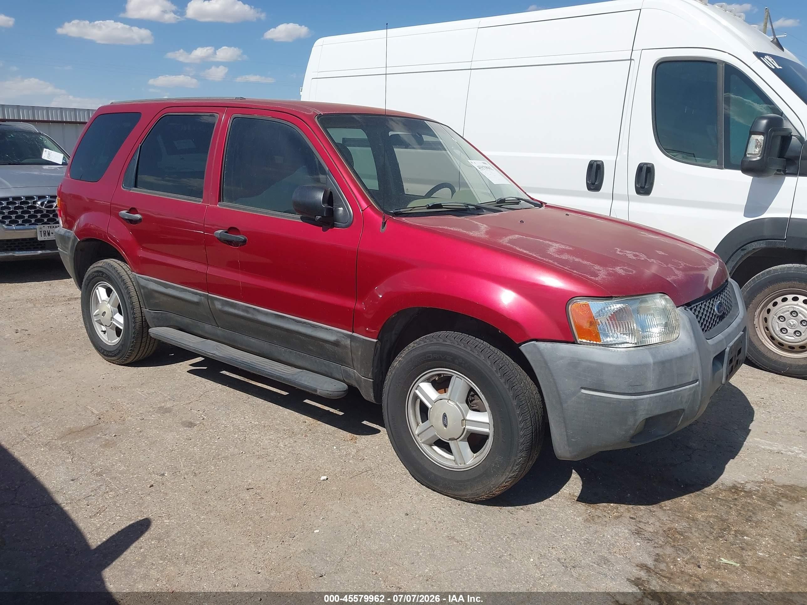 2003 Ford Escape XLT Popular, VIN 1FMYU03113KB23306 — Normal wear