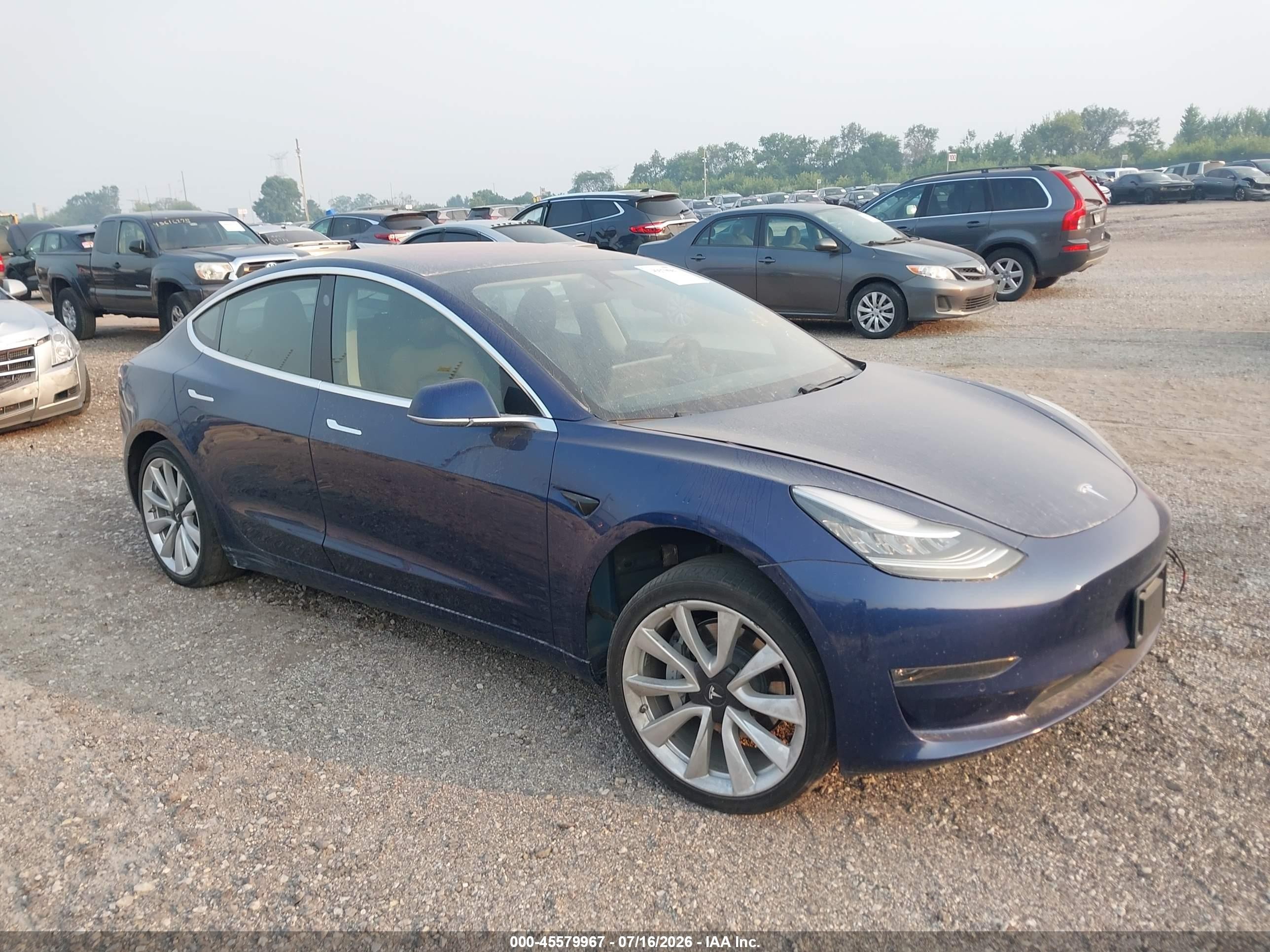 2018 Tesla Model 3 Long Range Battery, VIN 5YJ3E1EA0JF008155 — Not stated