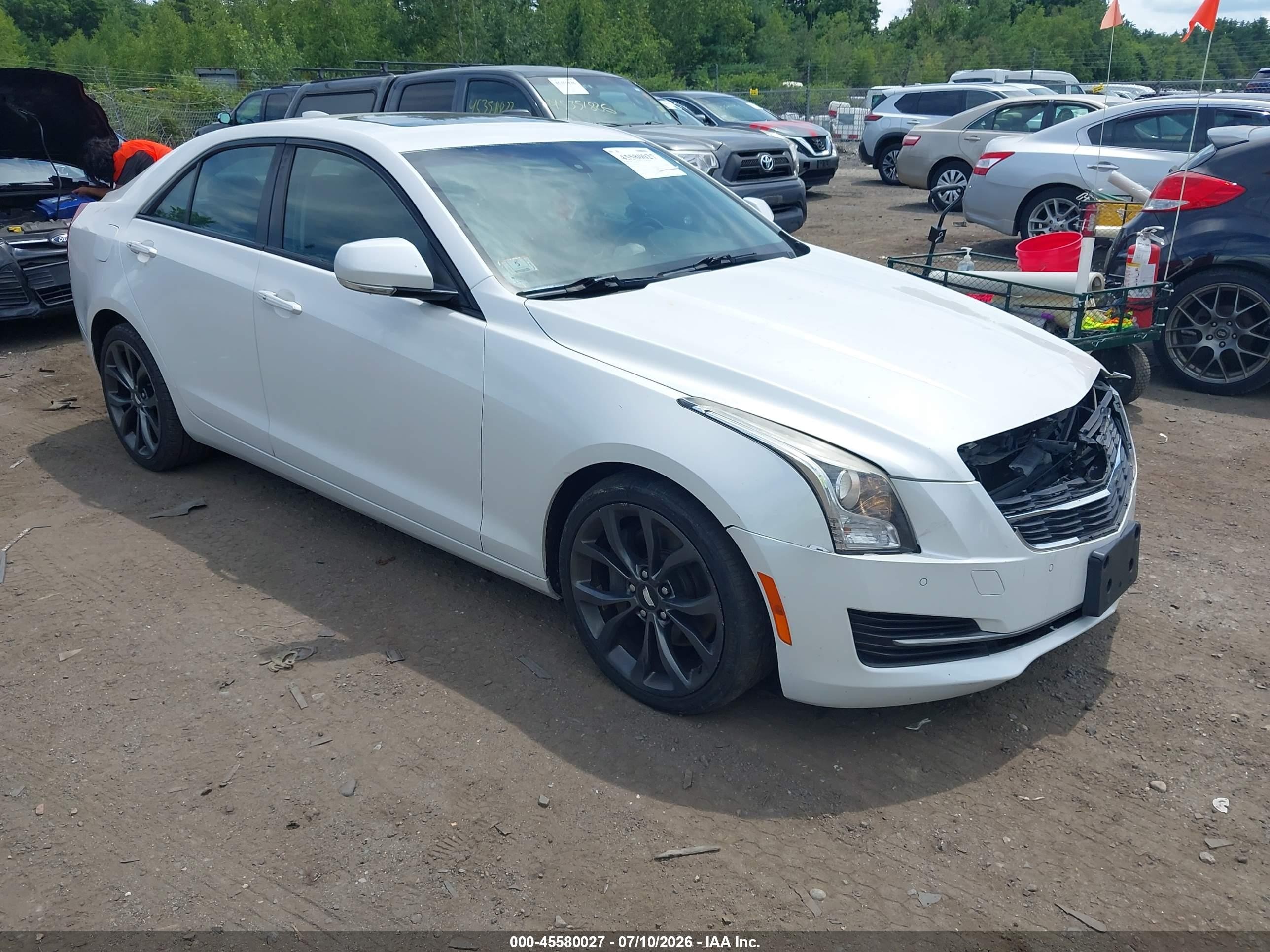 2016 Cadillac ATS Luxury Collection AWD, VIN 1G6AH5RX1G0197221 — Front end