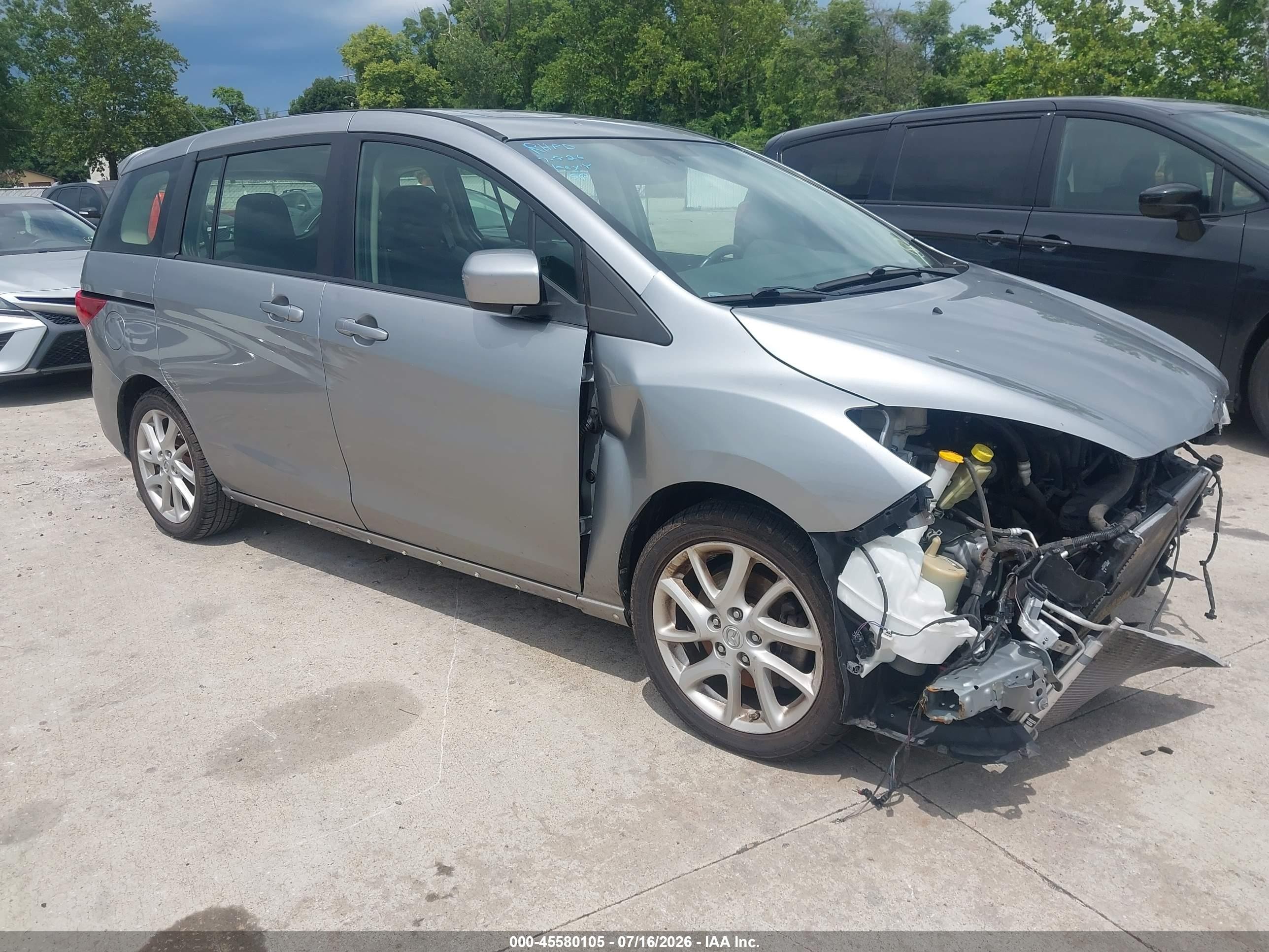 2012 Mazda 5 Grand Touring, VIN JM1CW2DL8C0140376 — Front end