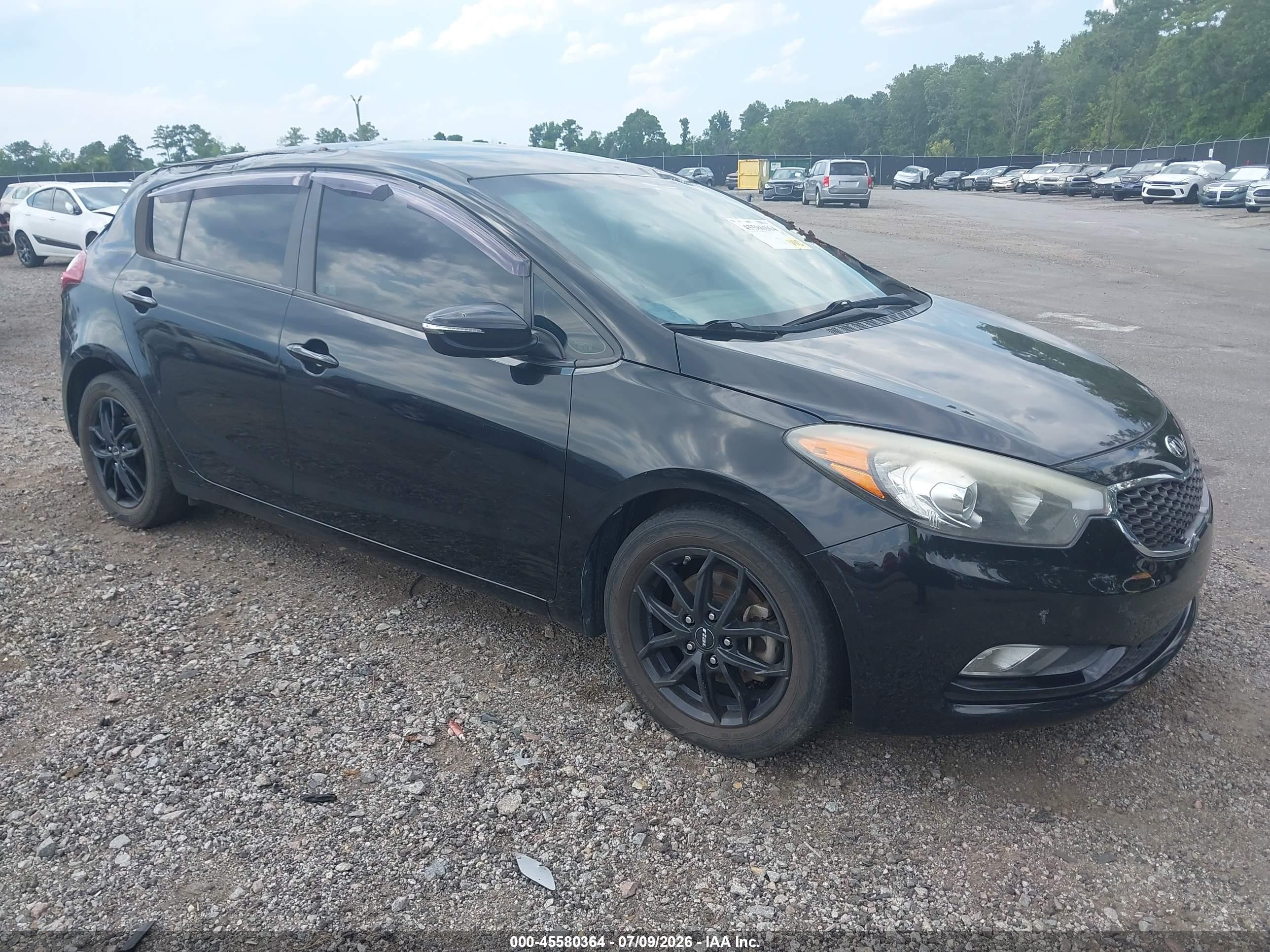 2016 Kia Forte LX, VIN KNAFK5A83G5548560 — Зад