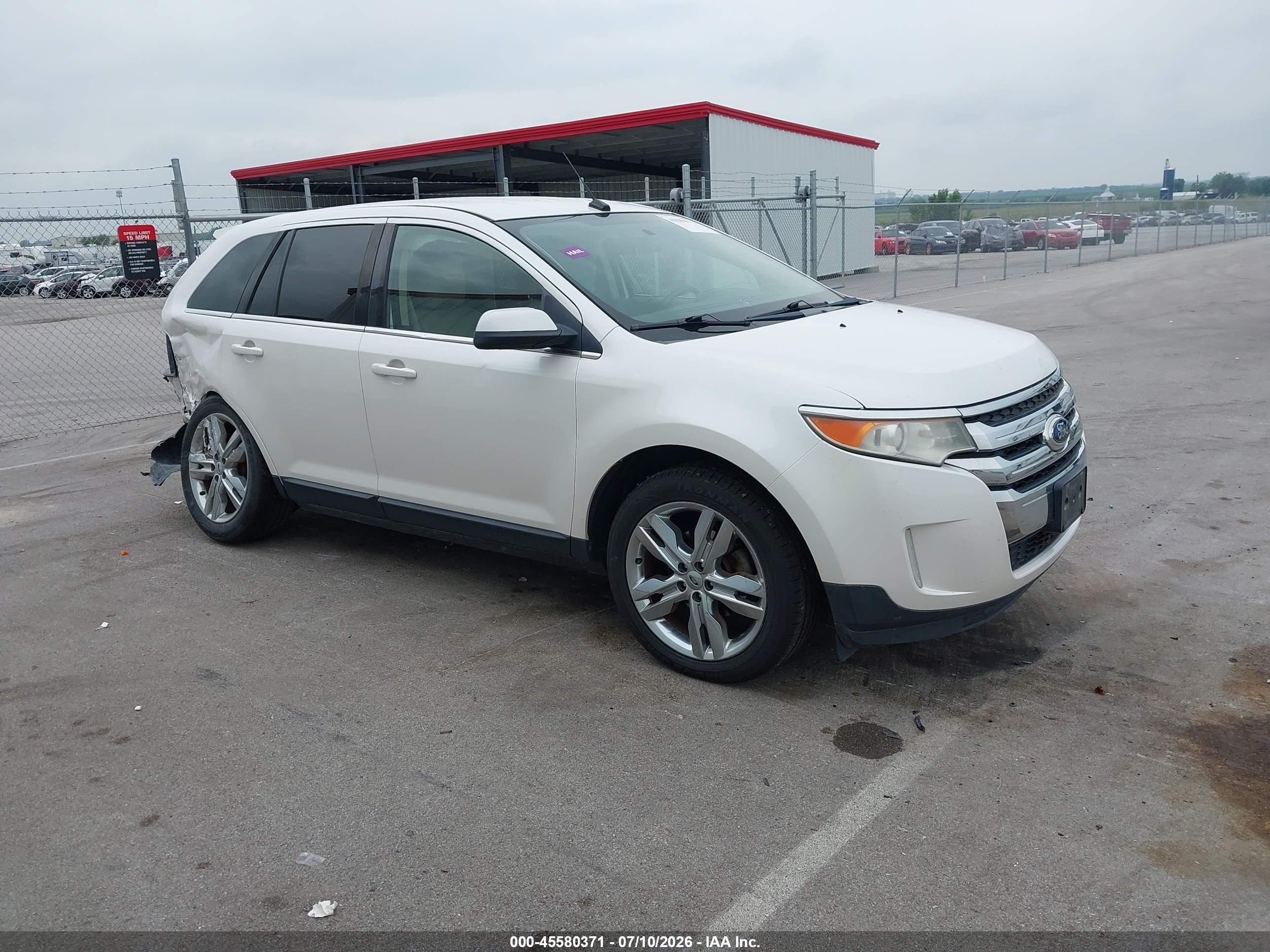 2011 Ford Edge Limited, VIN 2FMDK3KC6BBB67366 — Rear end