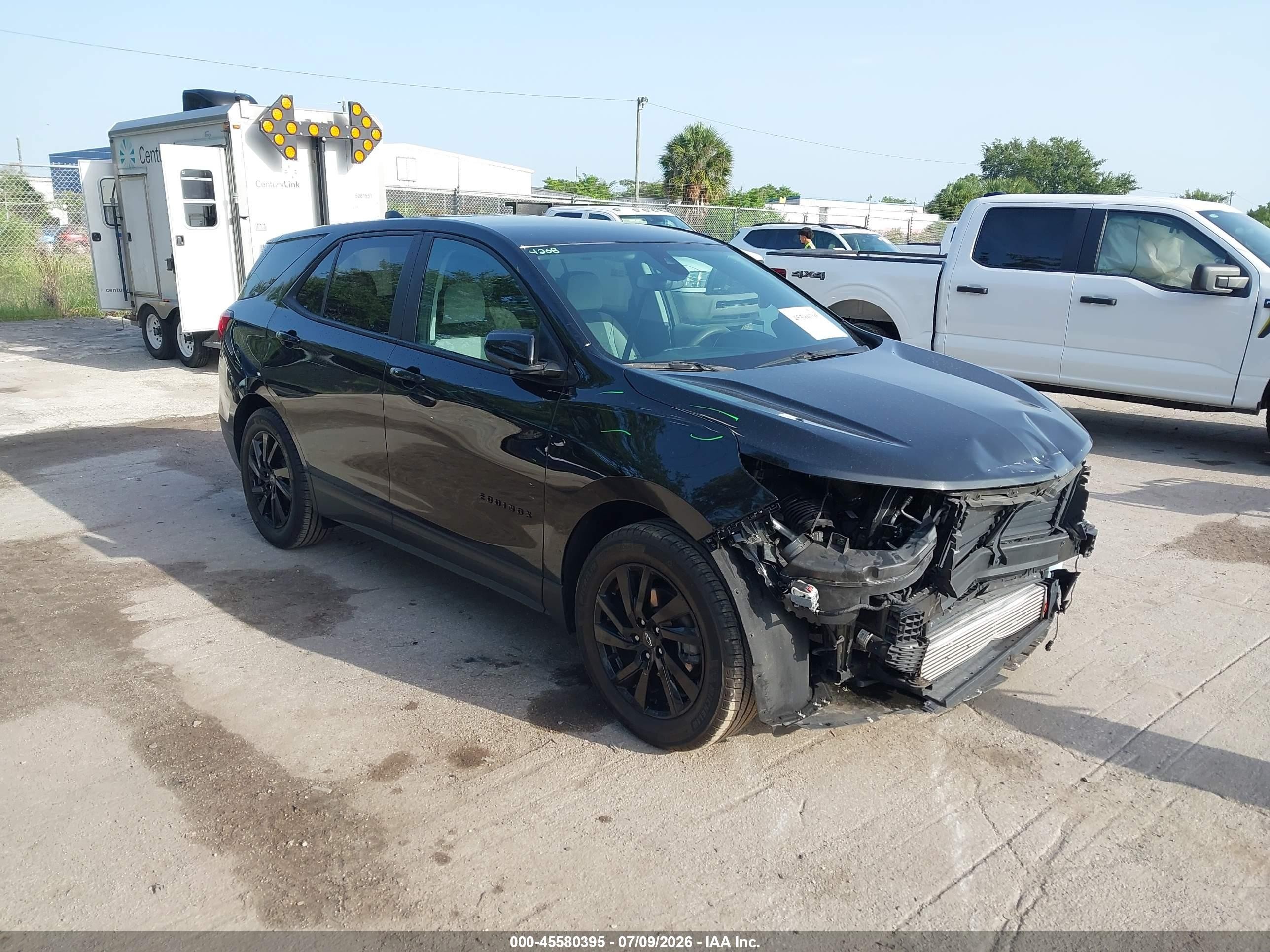 2023 Chevrolet Equinox LS, VIN 3GNAXHEG3PL183337 — Front end
