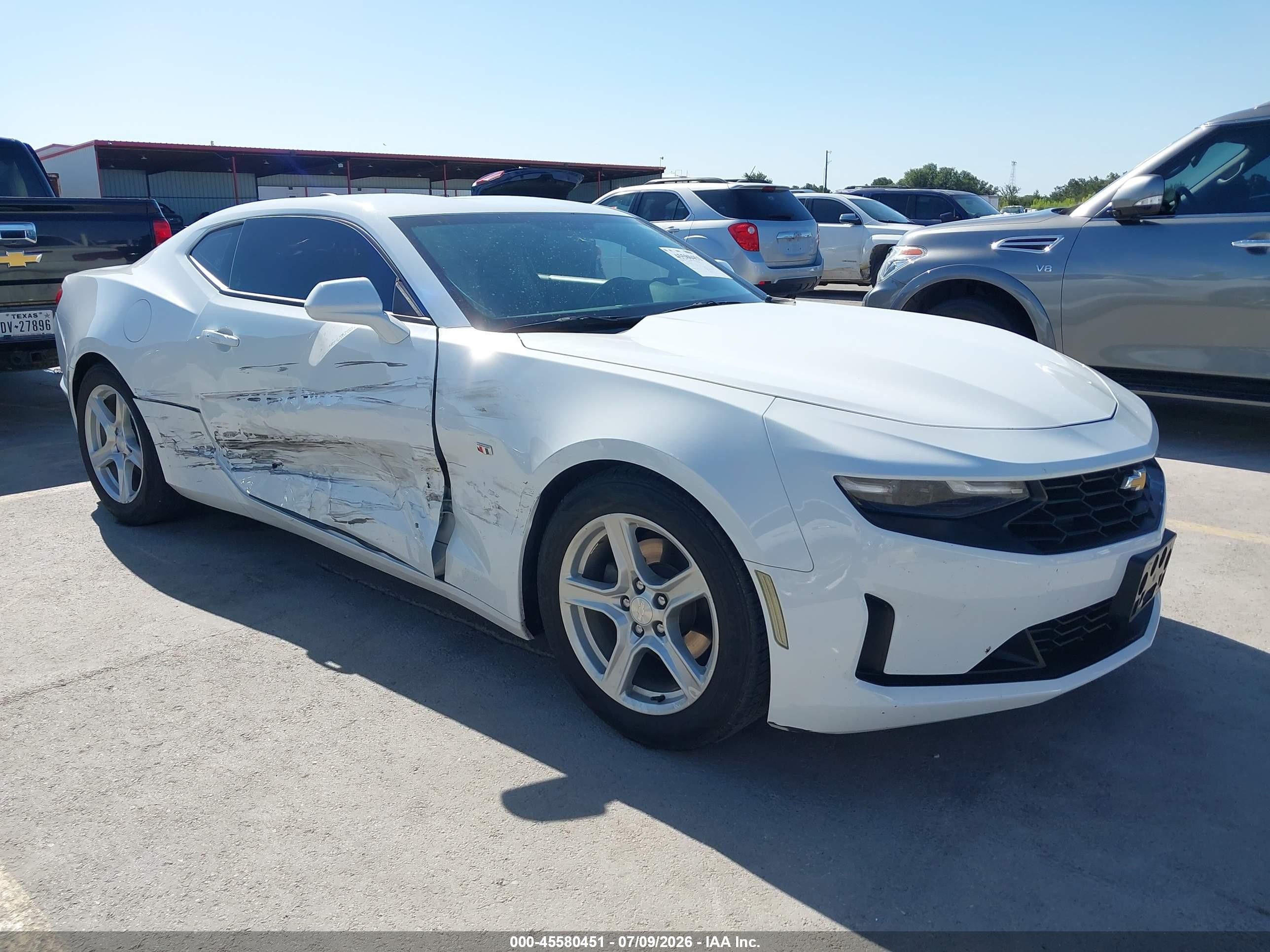 2022 Chevrolet Camaro 1LT, VIN 1G1FB1RX4N0115727 — Side