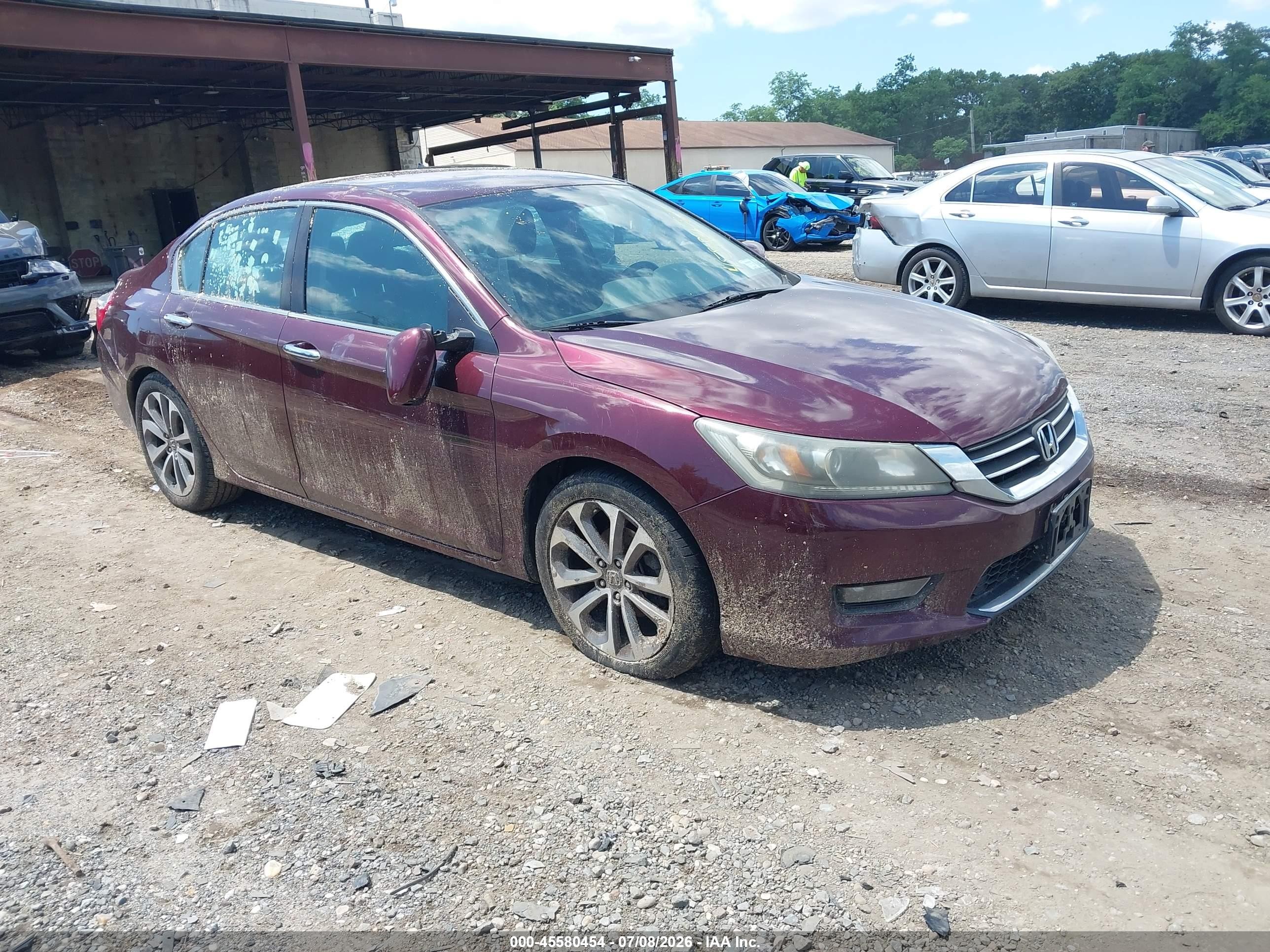 2014 Honda Accord Sport, VIN 1HGCR2F56EA134743 — Rear end