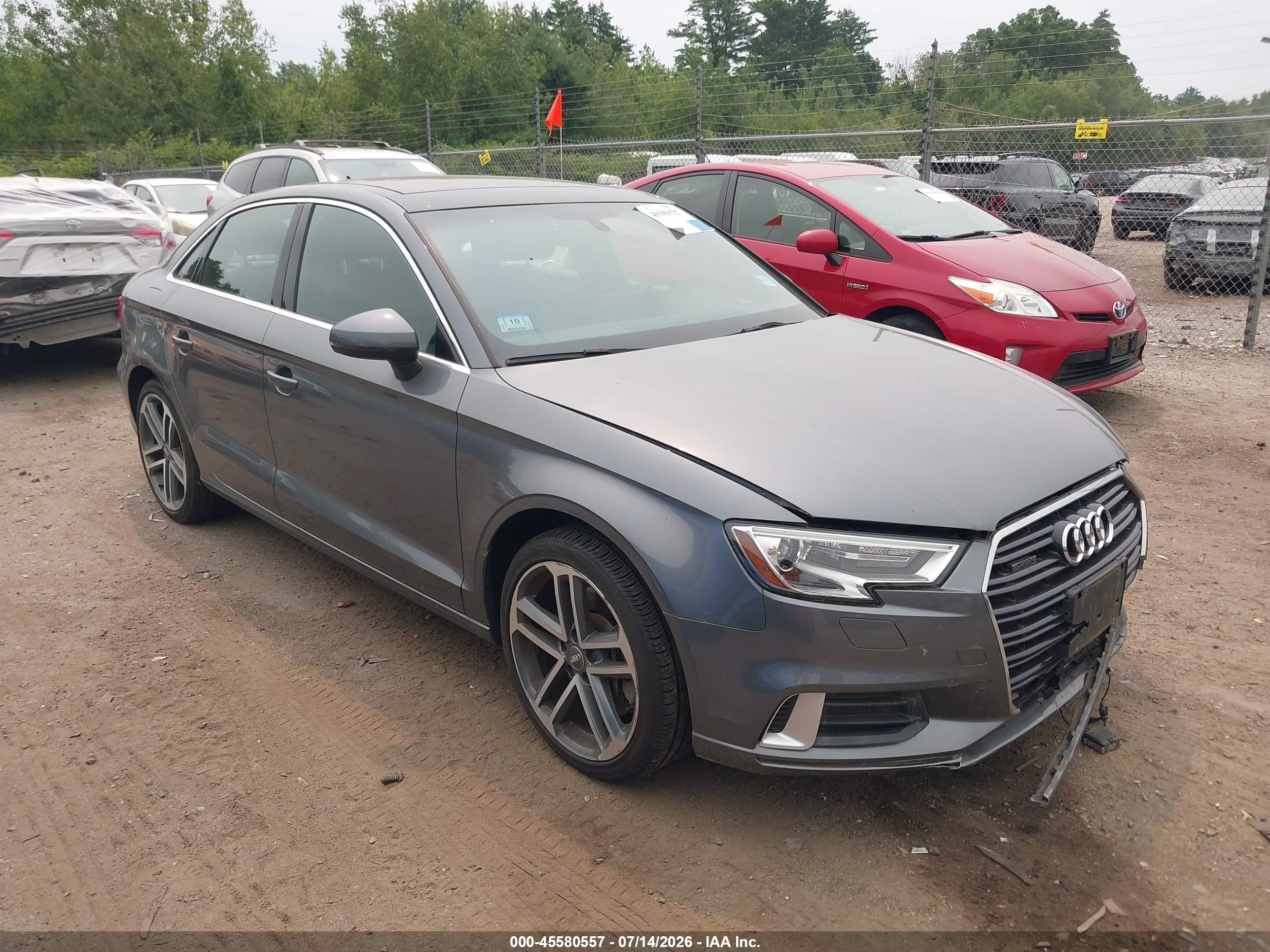 2019 Audi A3 Premium, VIN WAUBEGFF5KA115752 — Front end
