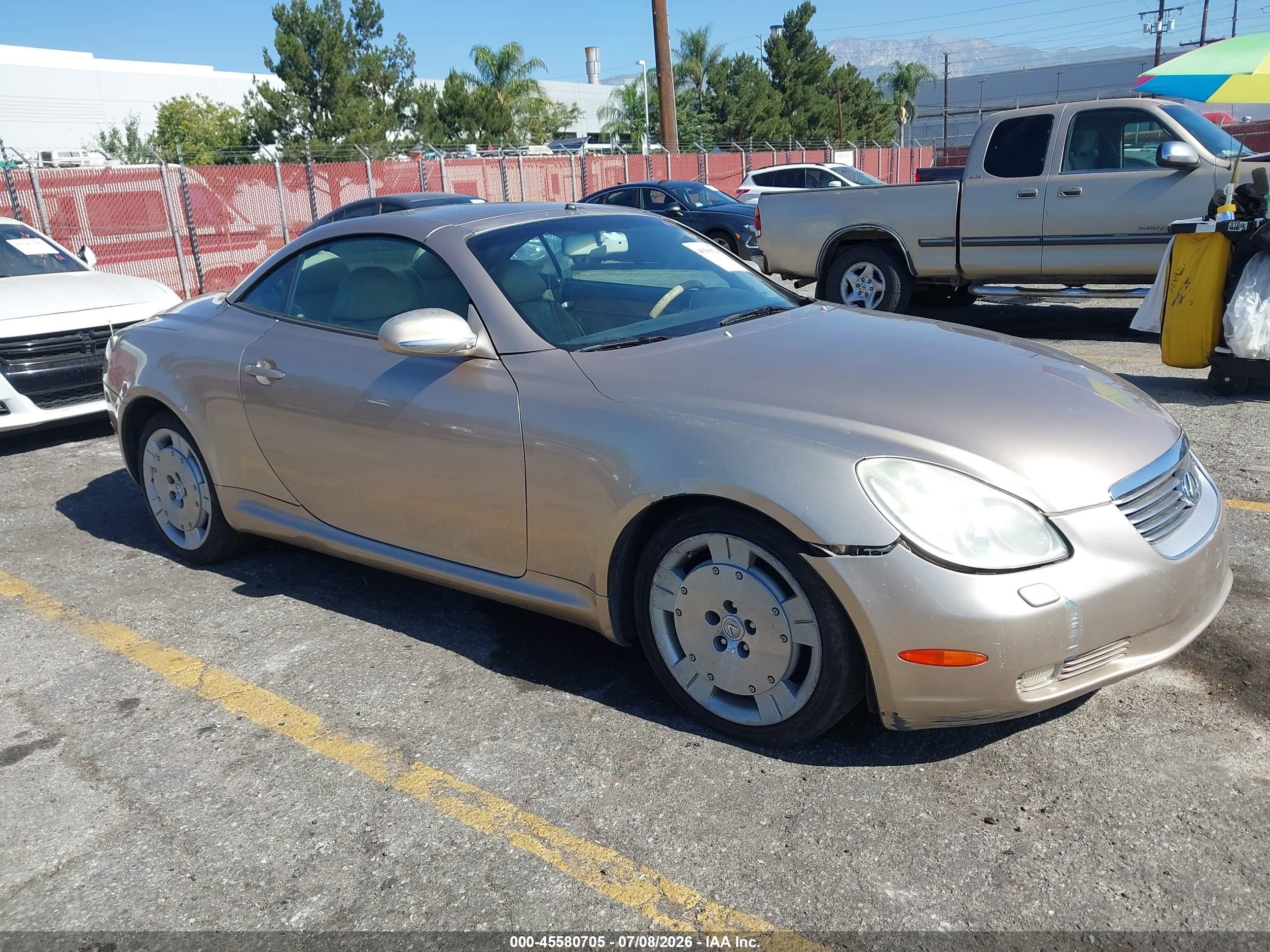 2002 Lexus SC 430, VIN JTHFN48Y520019030 — Normal wear