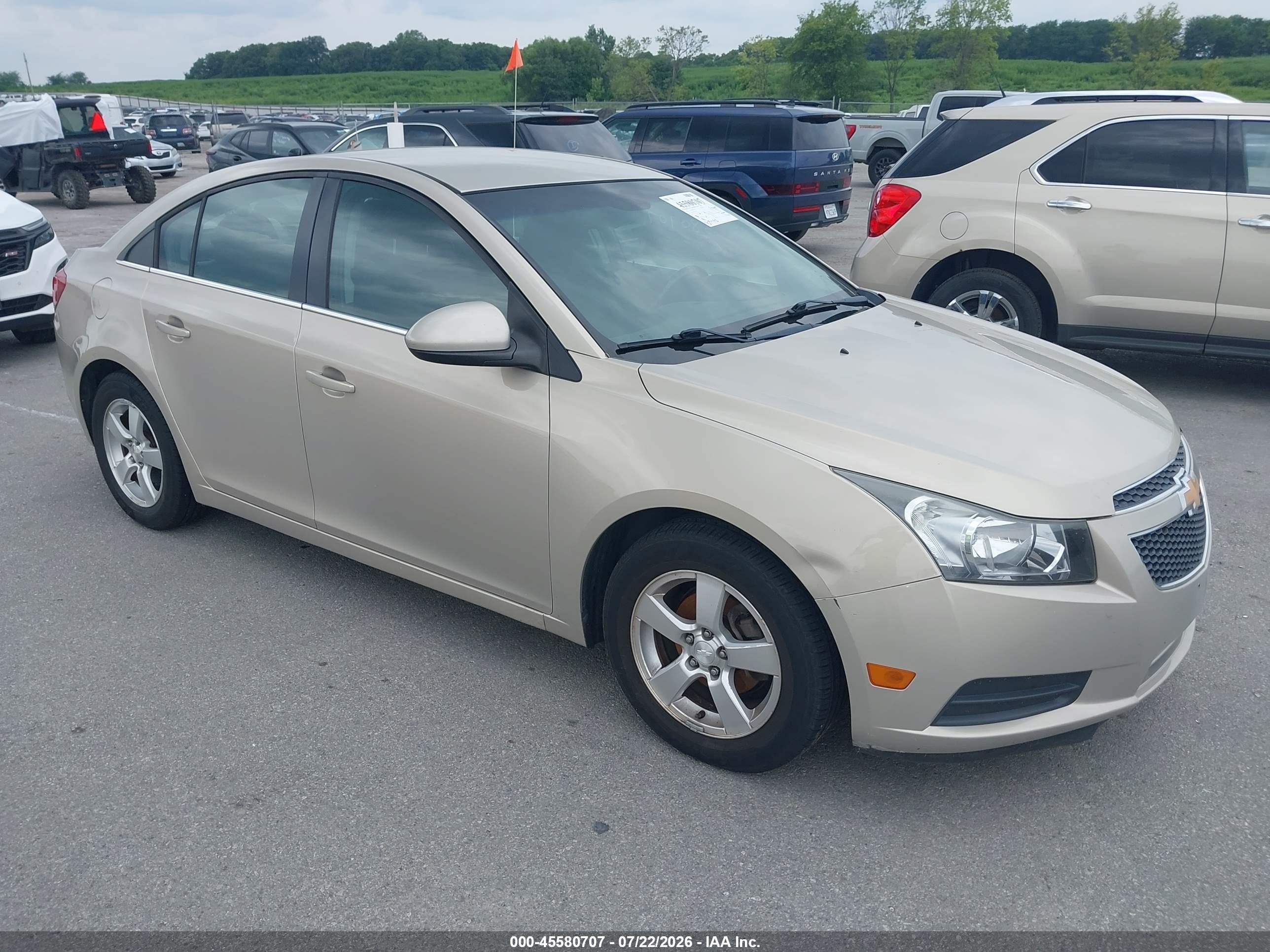 2012 Chevrolet Cruze 1LT, VIN 1G1PF5SC8C7296276 — Fresh water flood