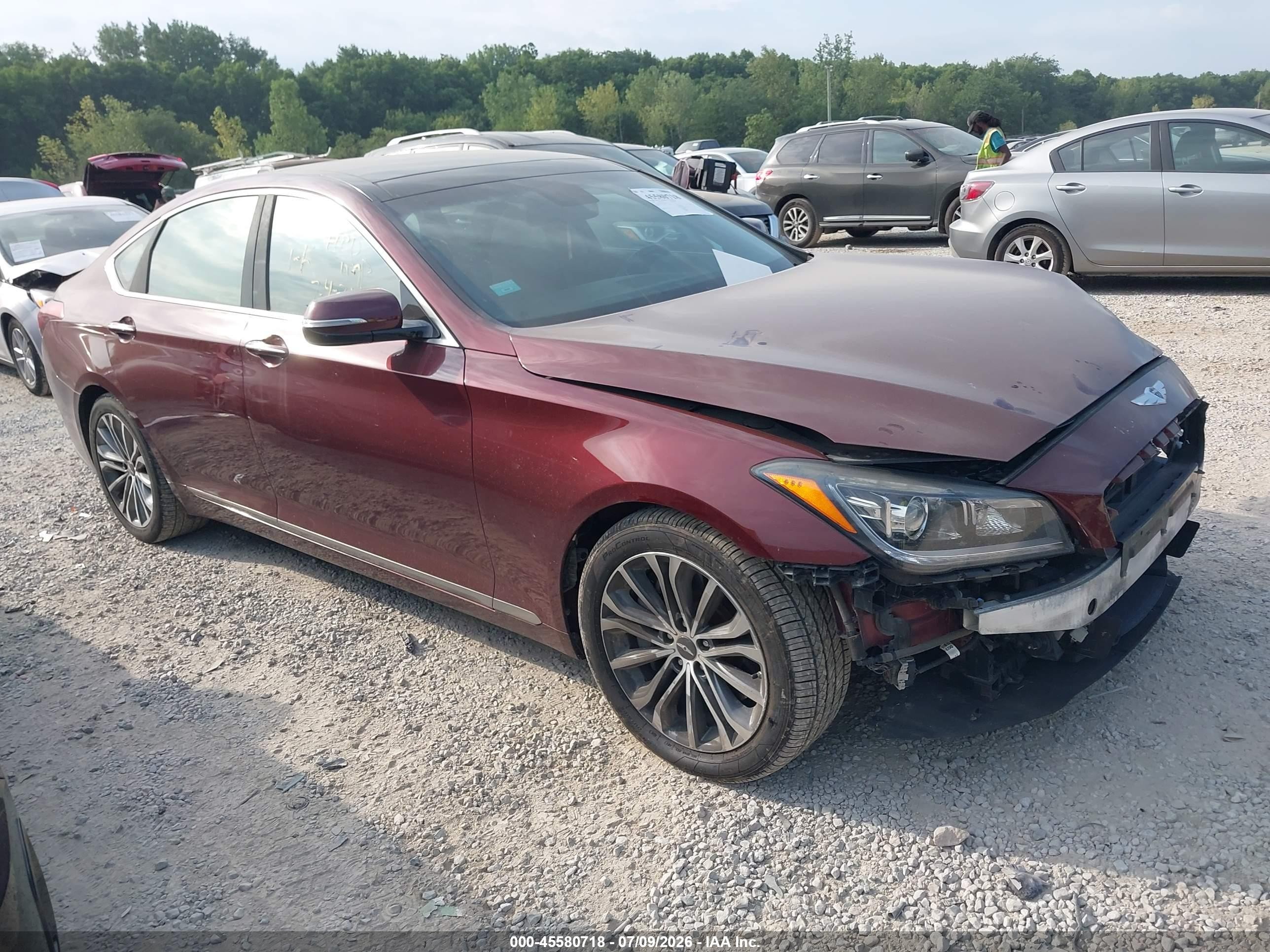 2015 Hyundai Genesis 3.8L, VIN KMHGN4JE3FU036103 — По всему кузову