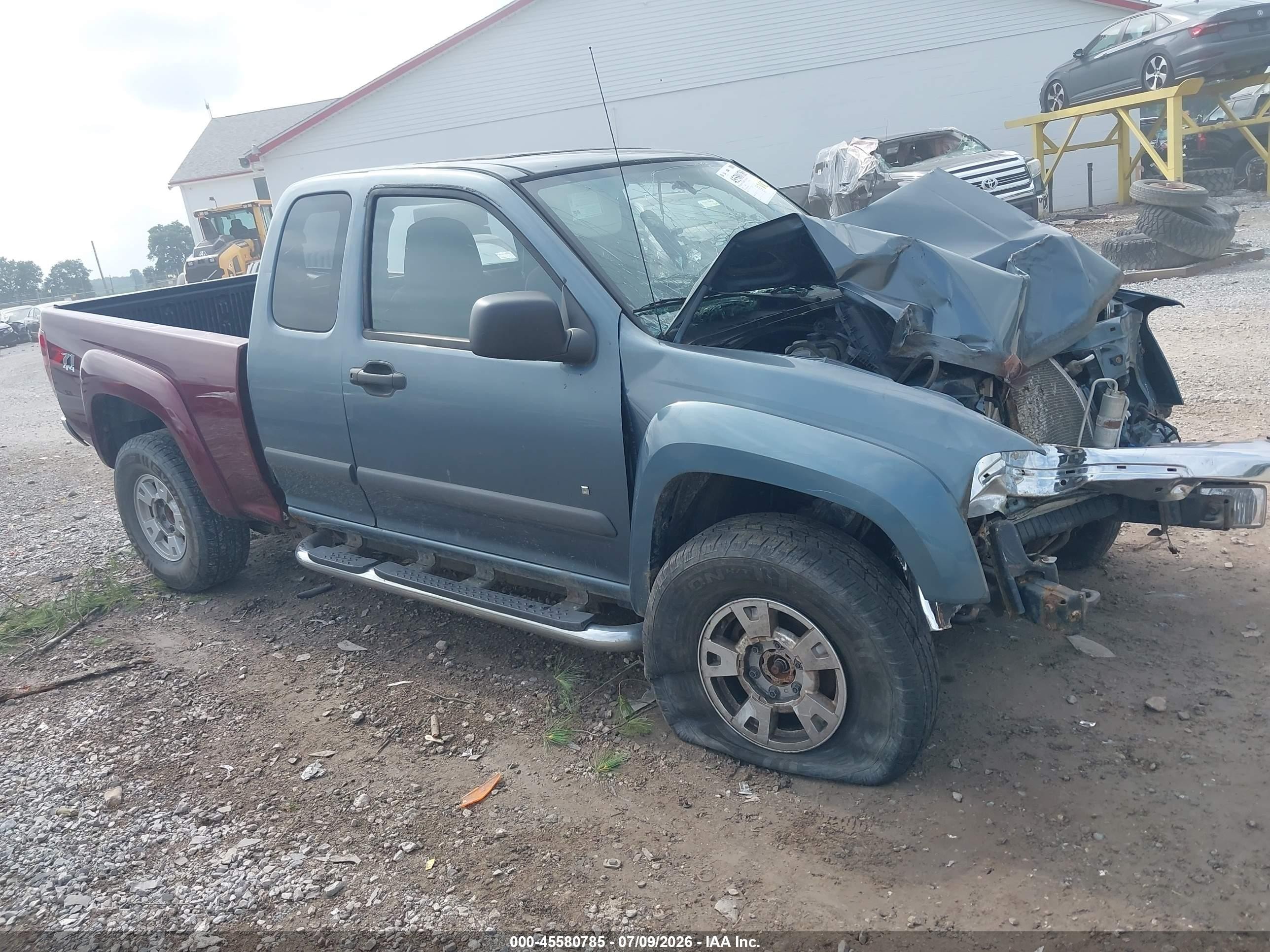 2007 GMC Canyon SLE2, VIN 1GTDT19E978170334 — Перед