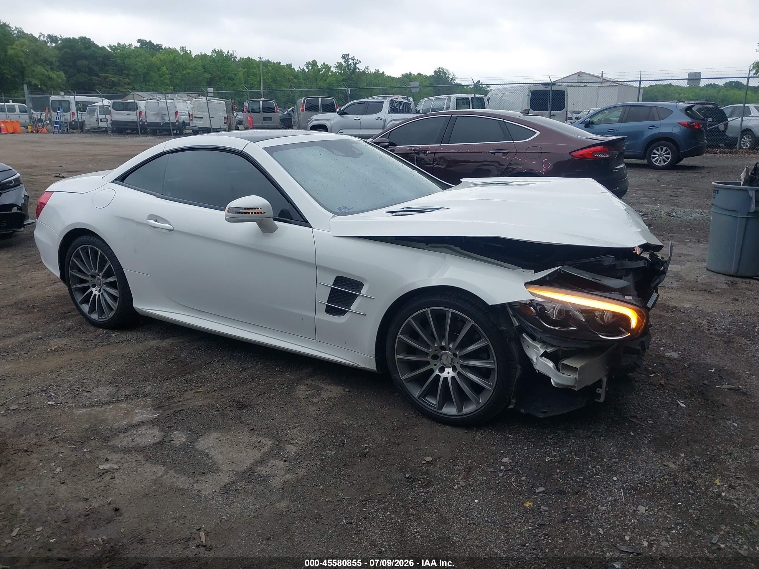 2017 Mercedes-Benz SL 450, VIN WDDJK6GA3HF045626 — Front end