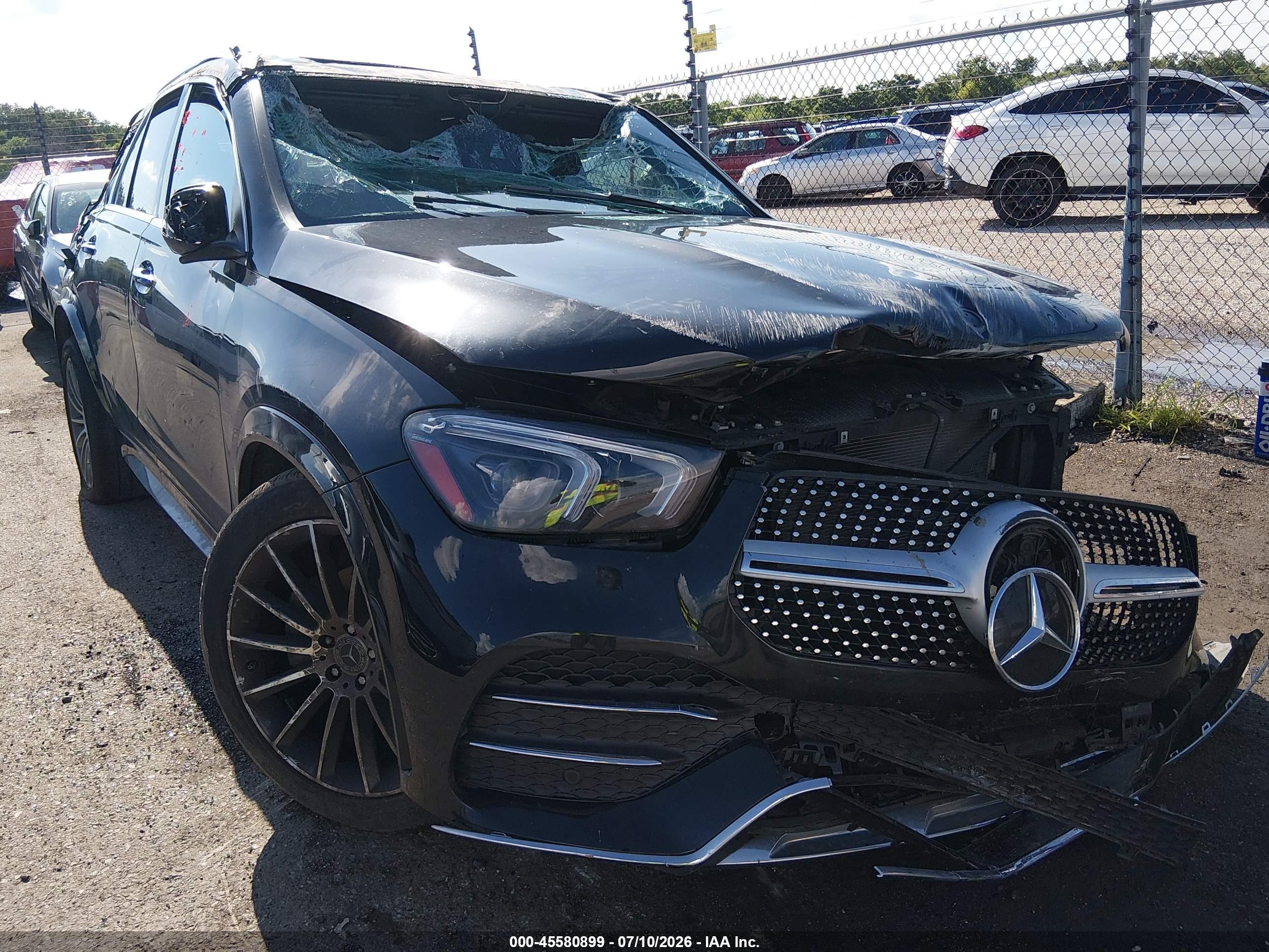 2022 Mercedes-Benz GLE 350, VIN 4JGFB4KB6NA722113 — Rollover