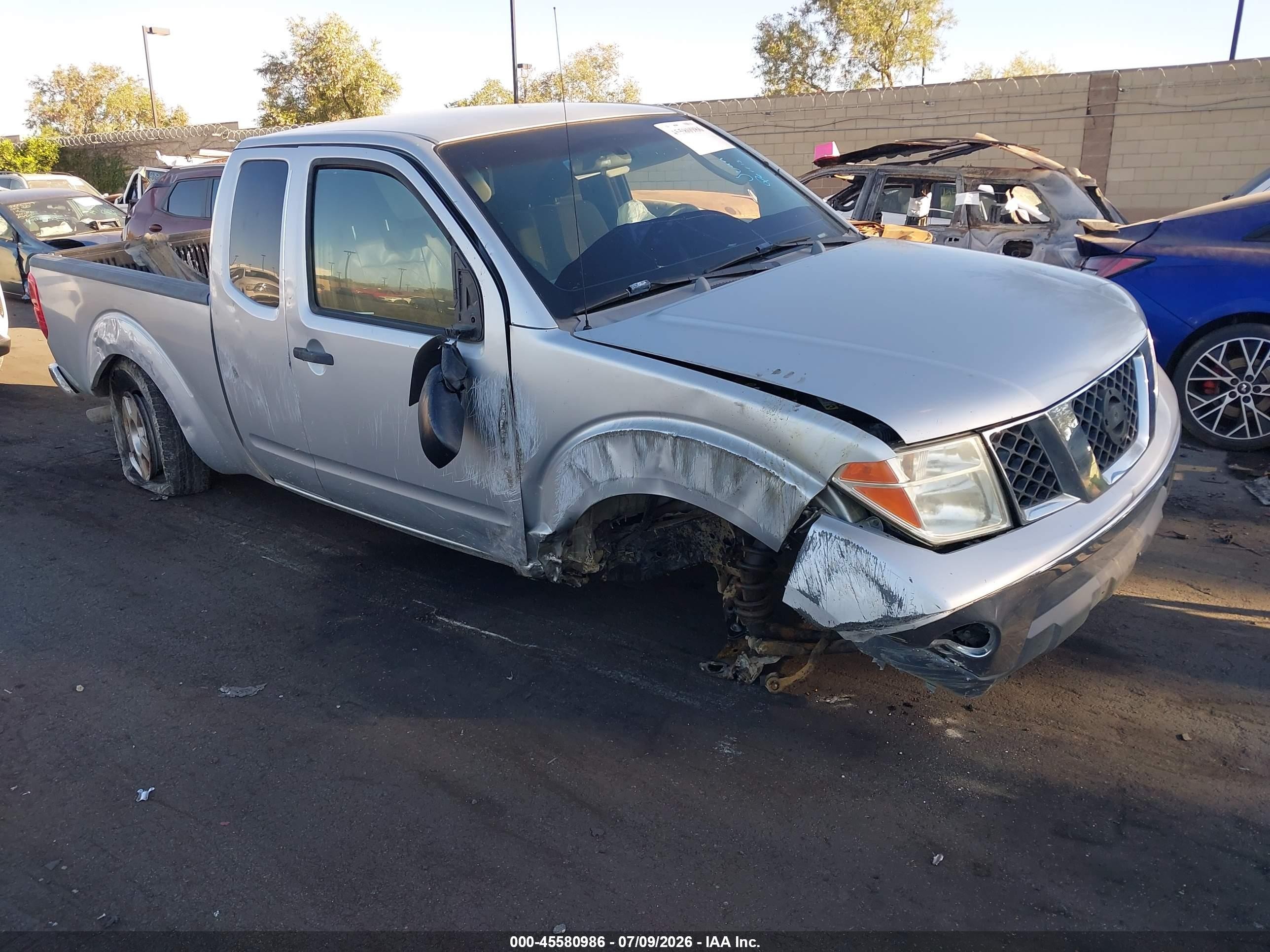 2007 Nissan Frontier SE, VIN 1N6AD06U27C418309 — Side