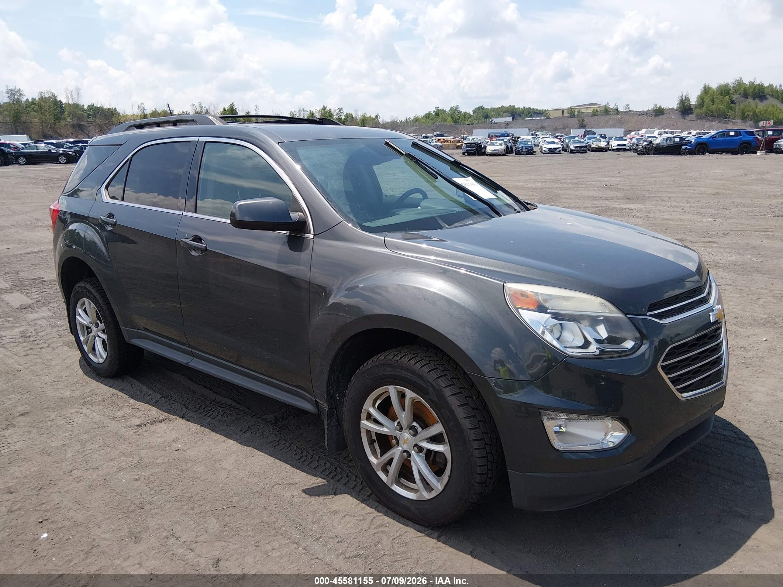 2017 Chevrolet Equinox LT, VIN 2GNFLFE32H6256724 — Fresh water flood