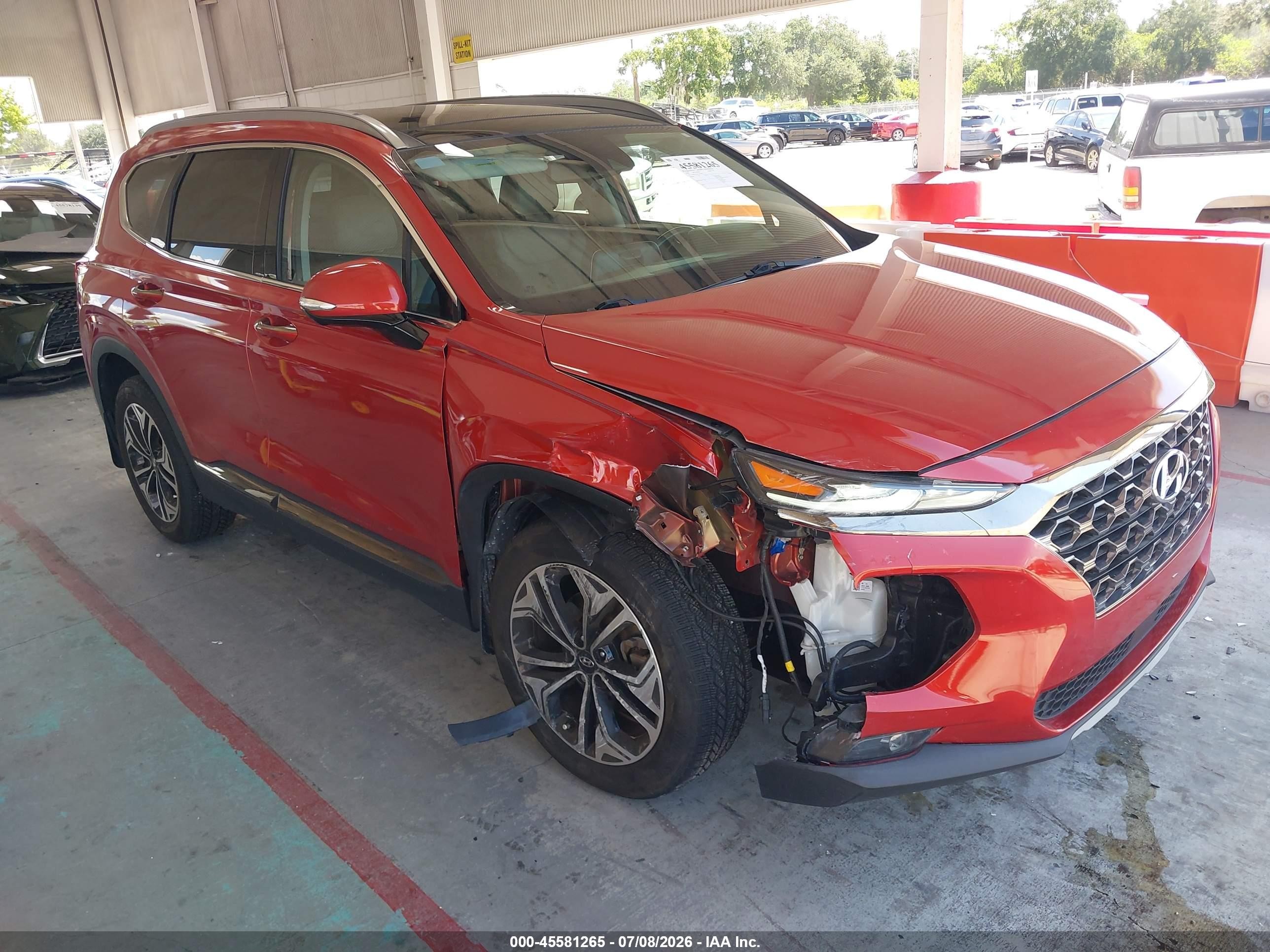 2020 Hyundai Santa Fe Limited, VIN 5NMS53AA6LH216748 — Front end