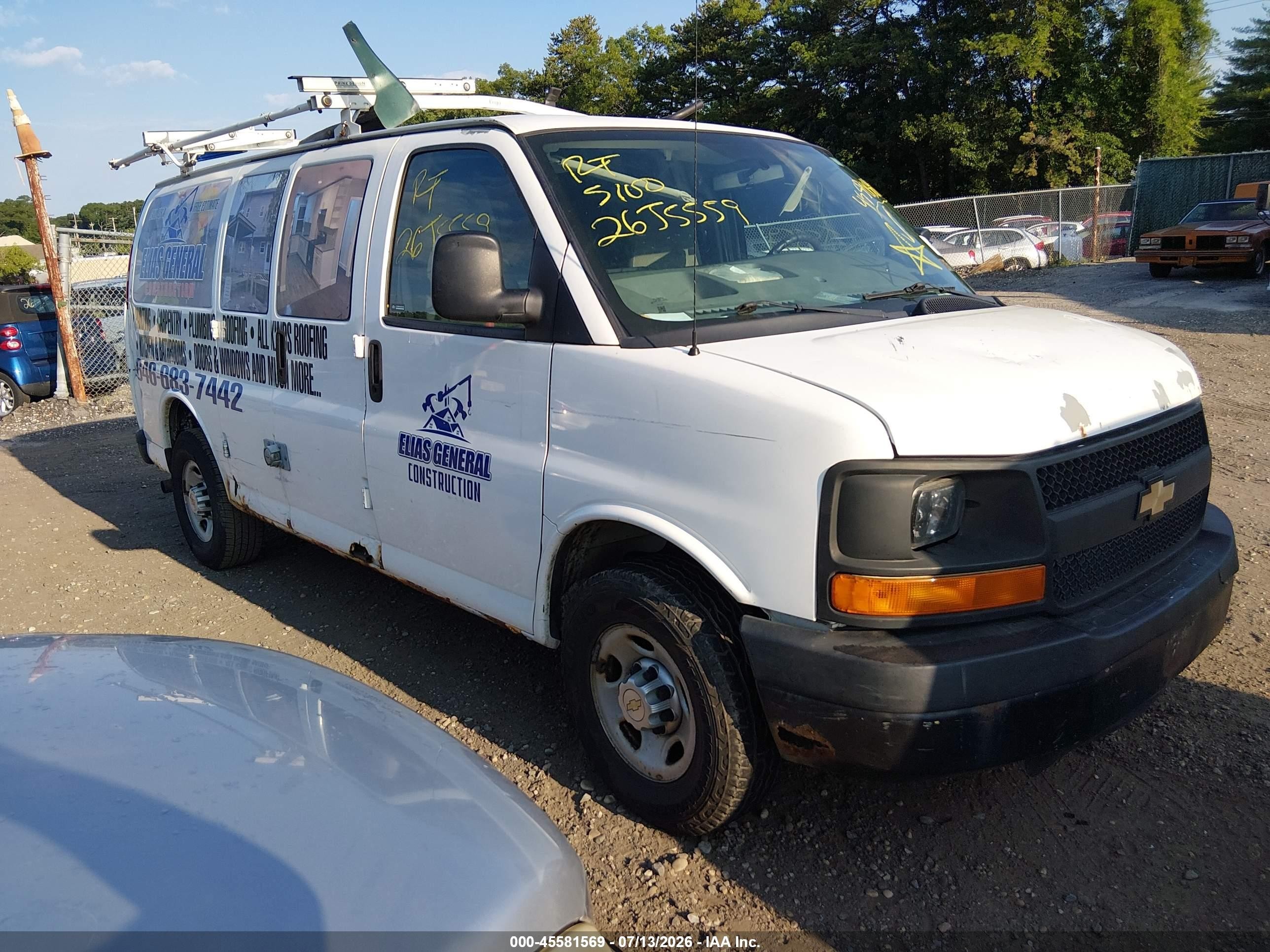 2011 Chevrolet Express Cargo, VIN 1GCWGFCA7B1164002 — All over