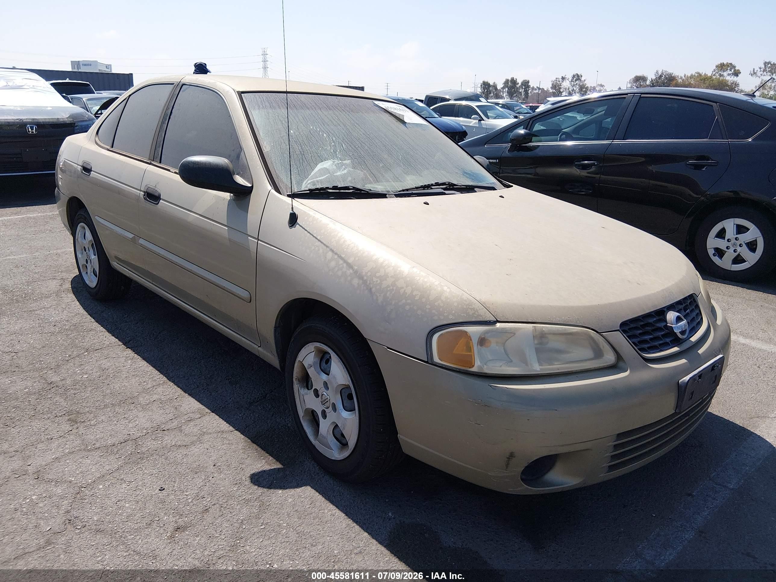 2003 Nissan Sentra GXE, VIN 3N1CB51D53L776995 — Normal wear